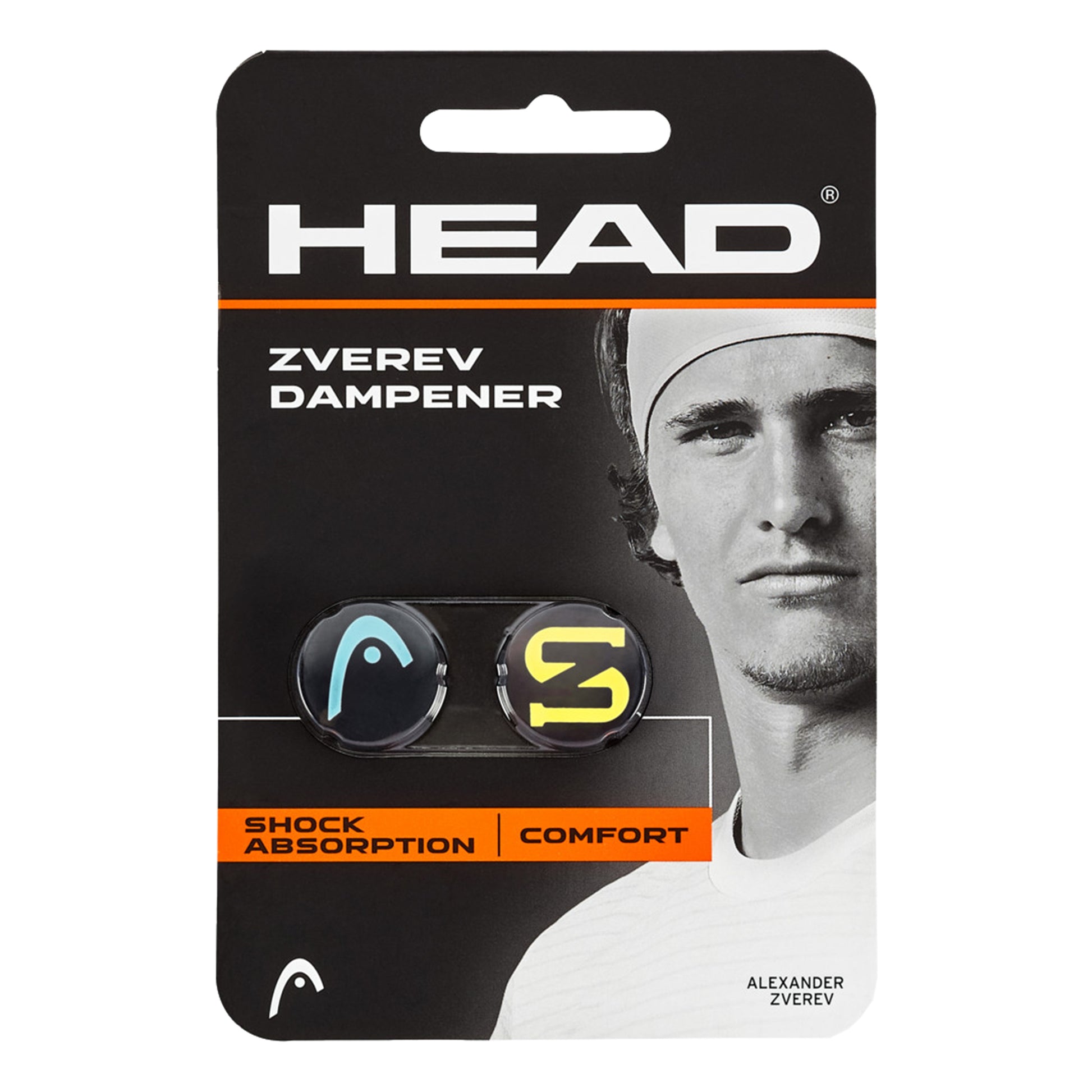 HEAD Zverev Dämpare 2-pack-Blå,Gul