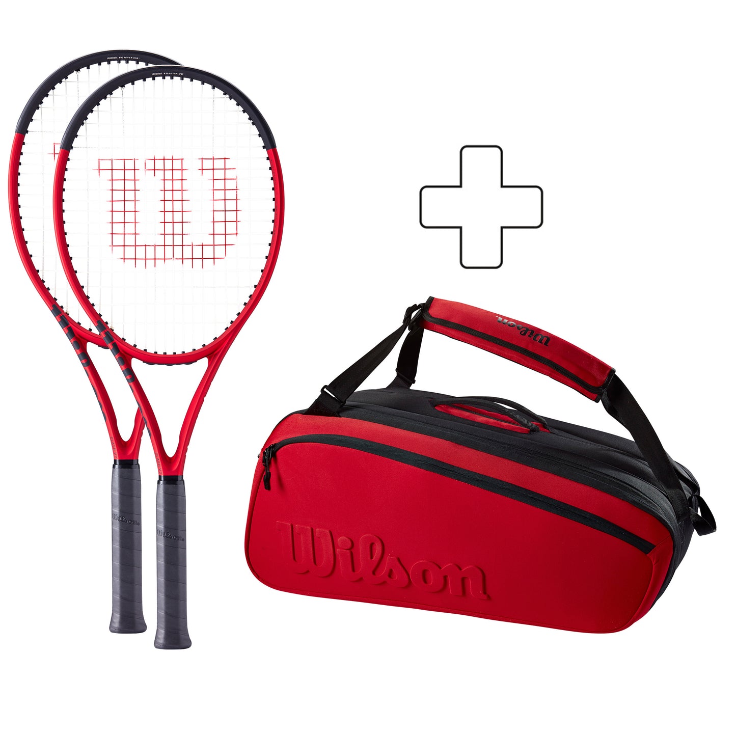 Wilson 100  V2.0 Racketpaket 2x Plus racketväska