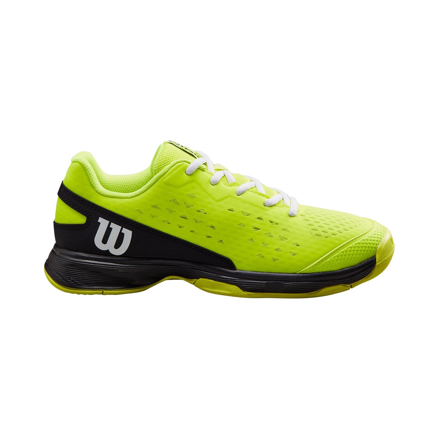 Wilson Rush Pro 4.0 Allroundsko Barn - neongul, svart