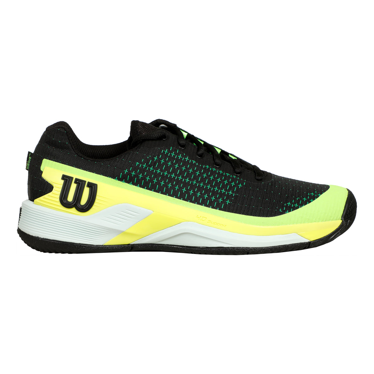 Wilson Rush Pro Extra Duty Allroundsko Herrar - svart, neongul