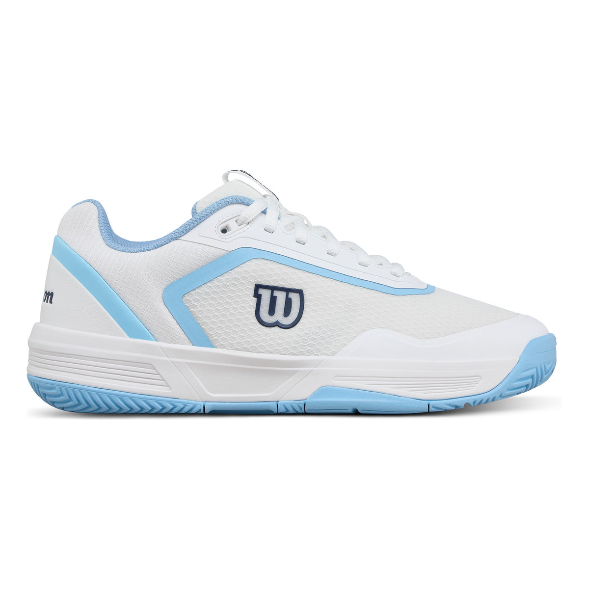 Wilson Court Glide Allroundsko Damer - vit, ljusblå