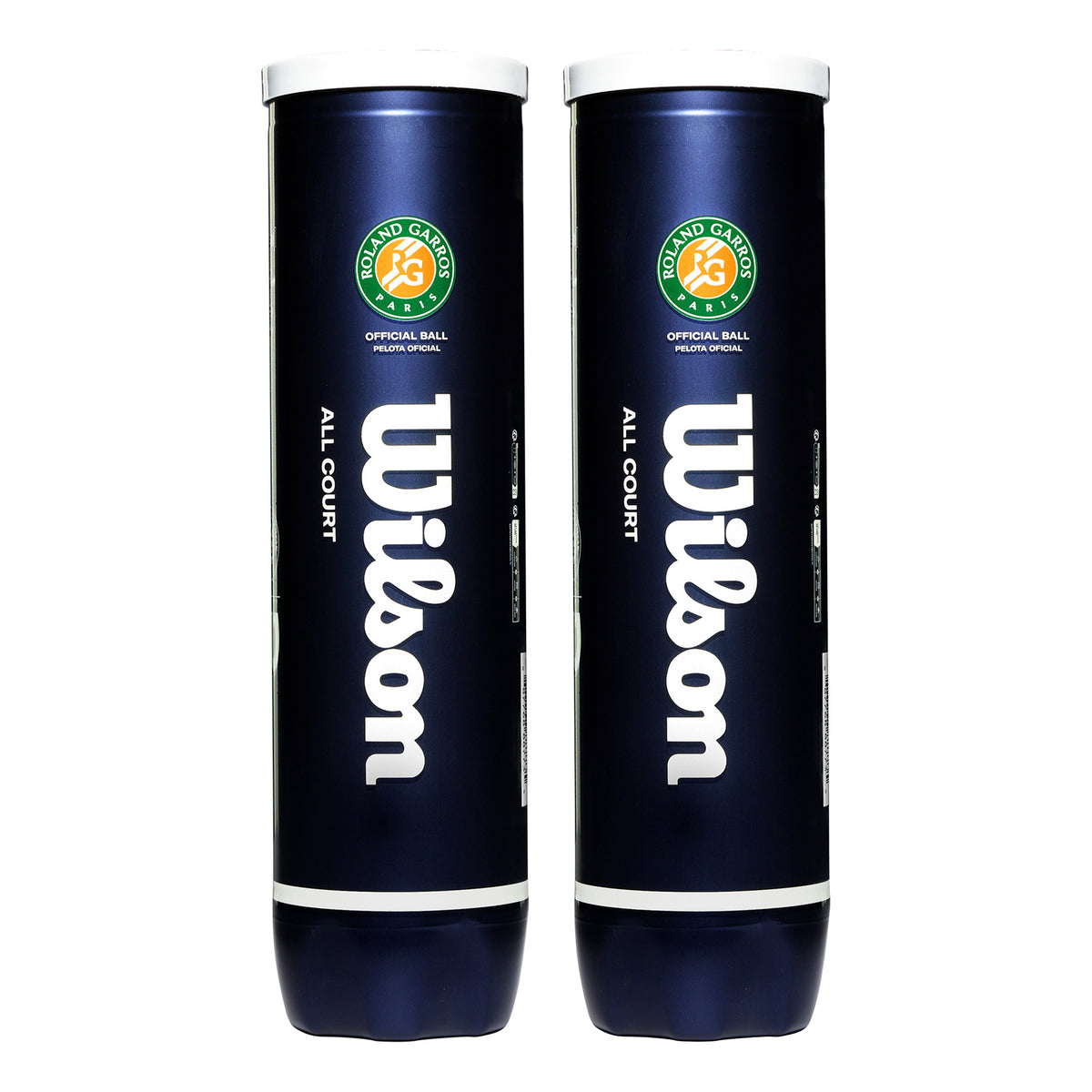 Wilson Roland Garros All Court 2x 4-pack Rör