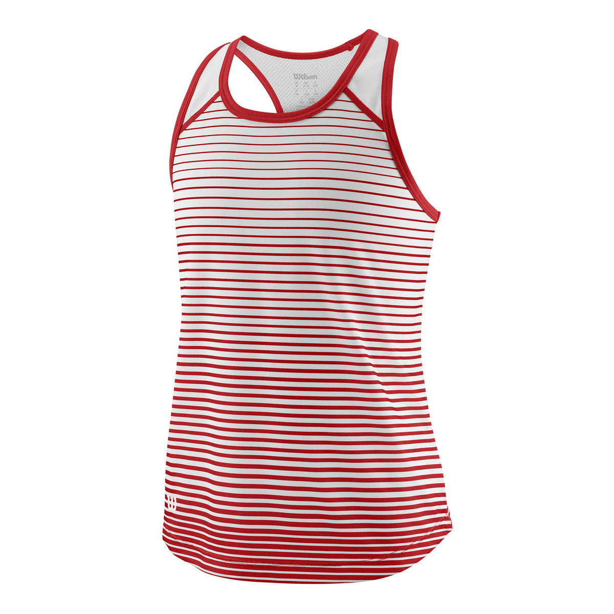 Wilson Striped Linne Flickor - röd, vit