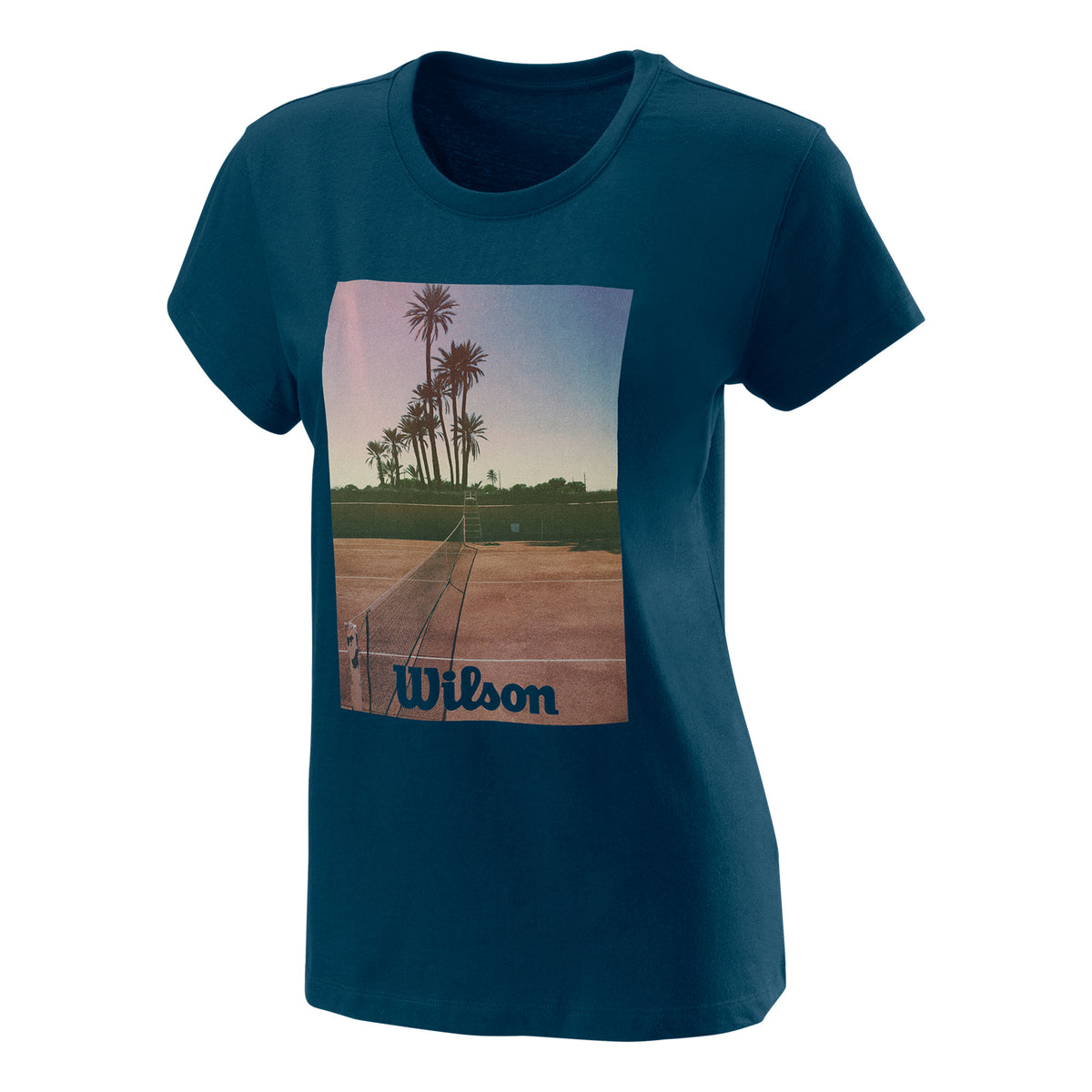 Wilson Scenic Tech T-shirt Damer - mörkblå, flerfärgad