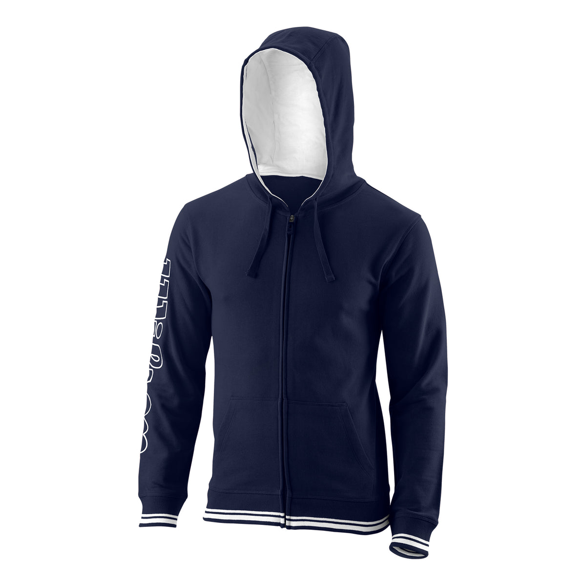 Wilson Team II Sweat-jacka Herrar - mörkblå, vit
