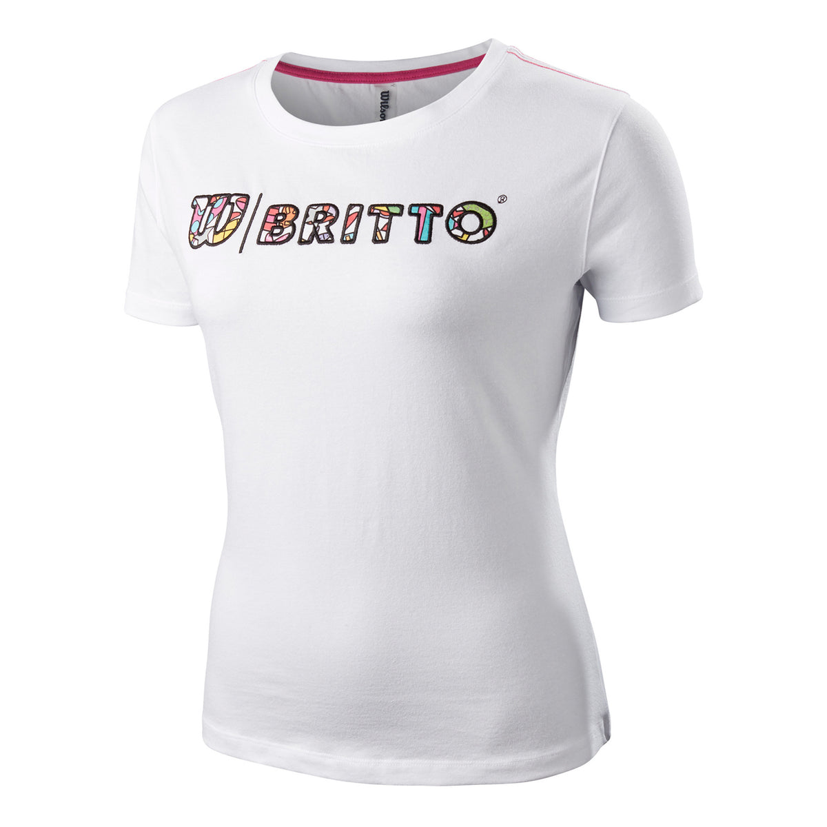 Wilson Britto Logo T-shirt Damer - vit,