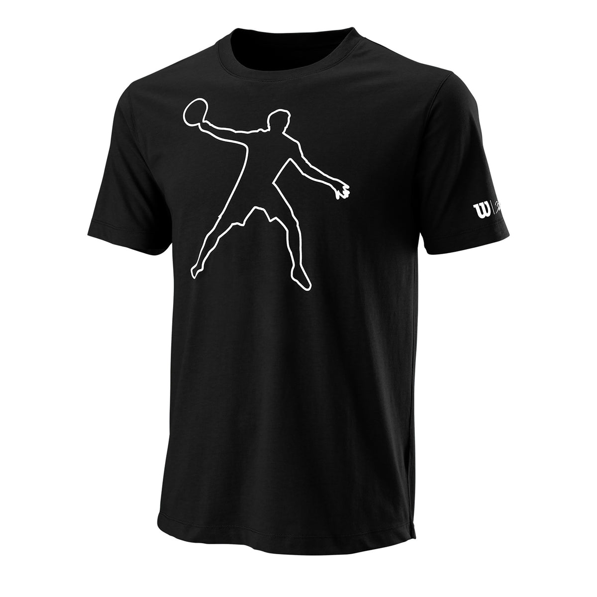 Wilson Bela Tech II T-shirt Herrar-Svart,Vit