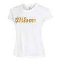 Script Tech T-shirt Damer - vit, guld