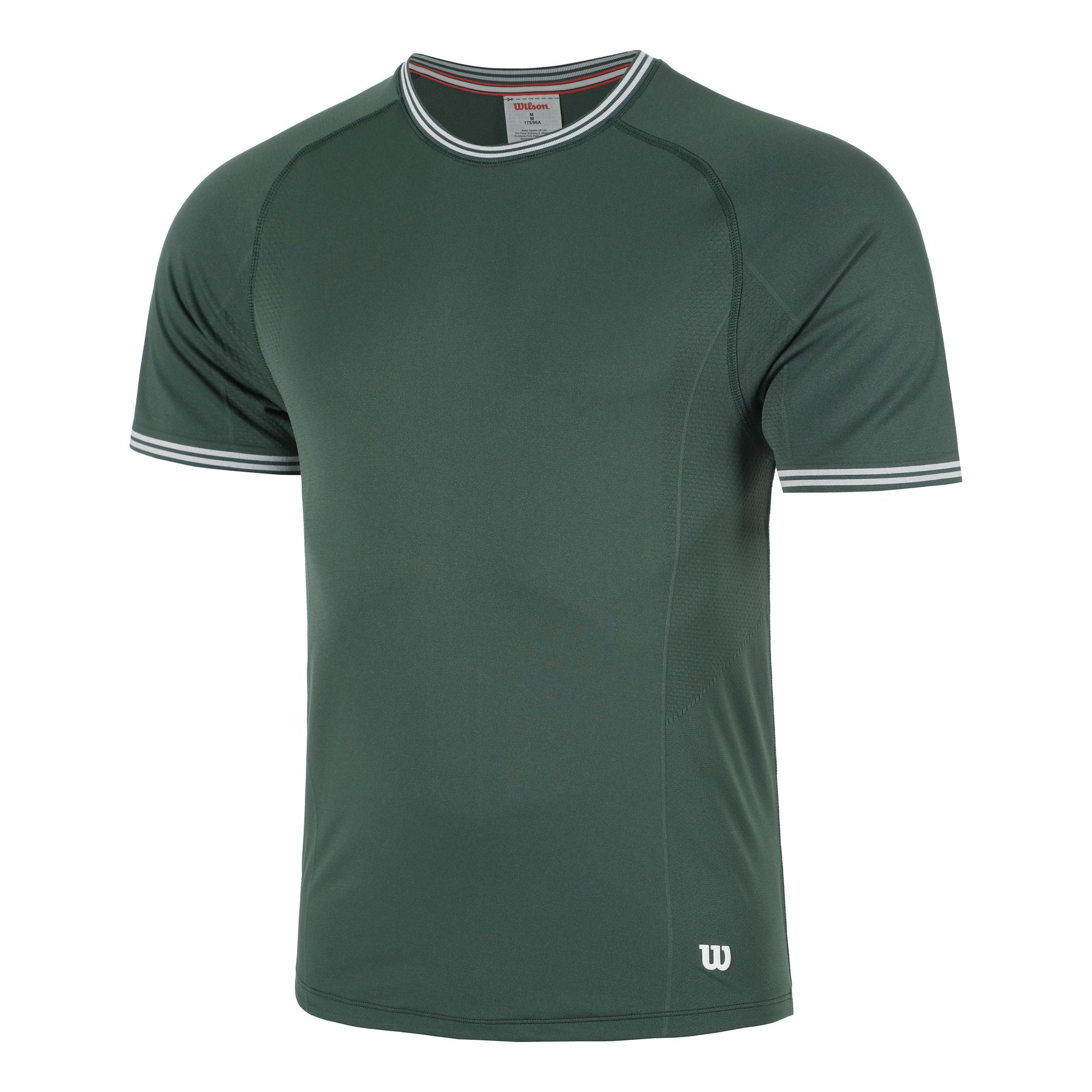 Wilson Court Performance Crew T-shirt Herrar-Mörkgrön