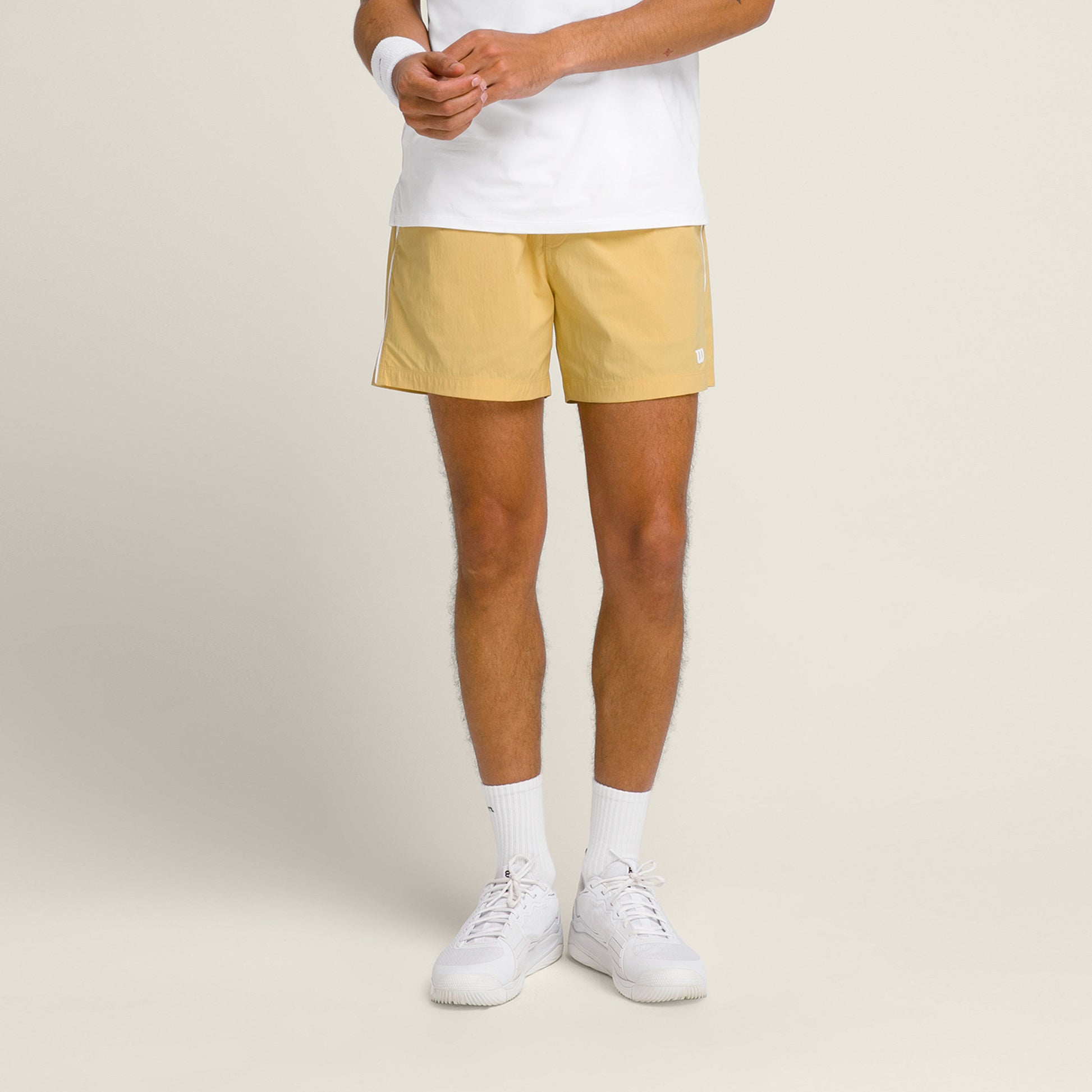 Wilson Volley Short 6in Shorts Herrar-Guldgul