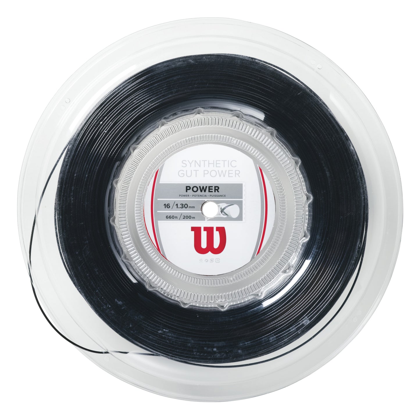Wilson Synthetic Gut Power  Strängset 12,2m - svart