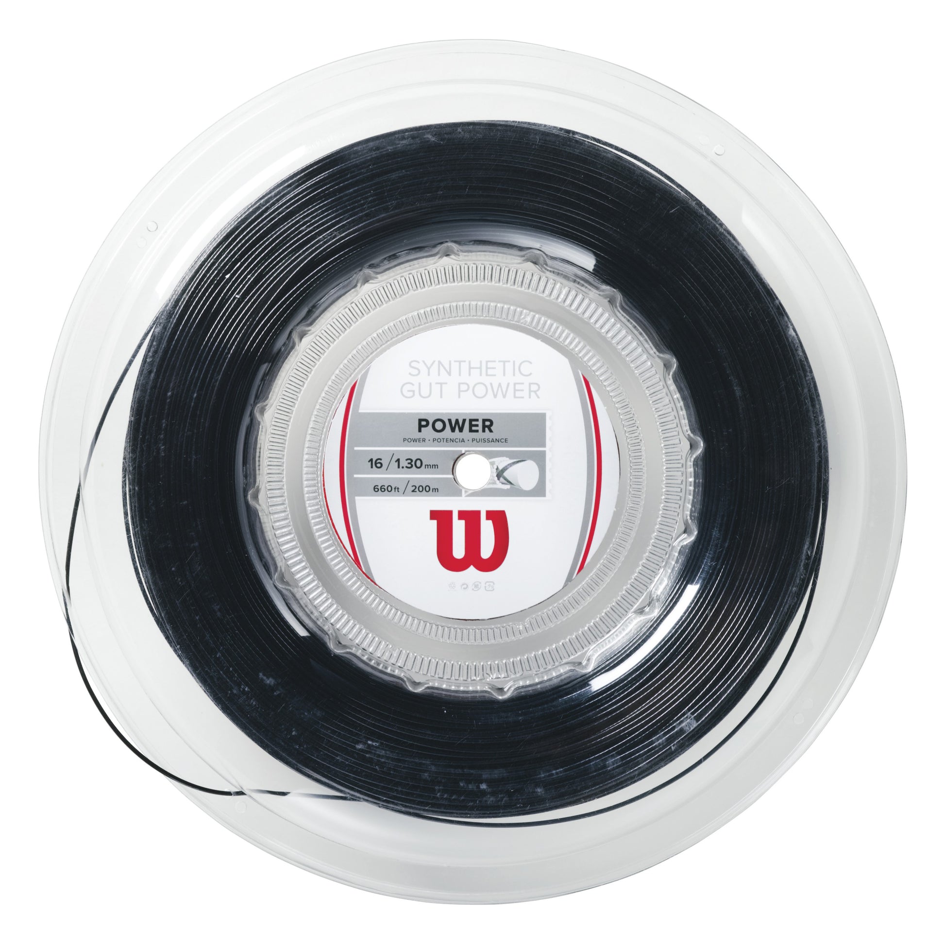 Wilson Synthetic Gut Power  Strängset 12,2m - svart