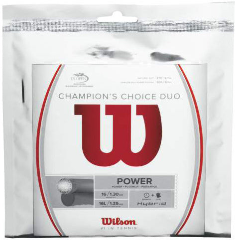 Wilson Champions Choice Duo, silber Strängset 12,2m - silver