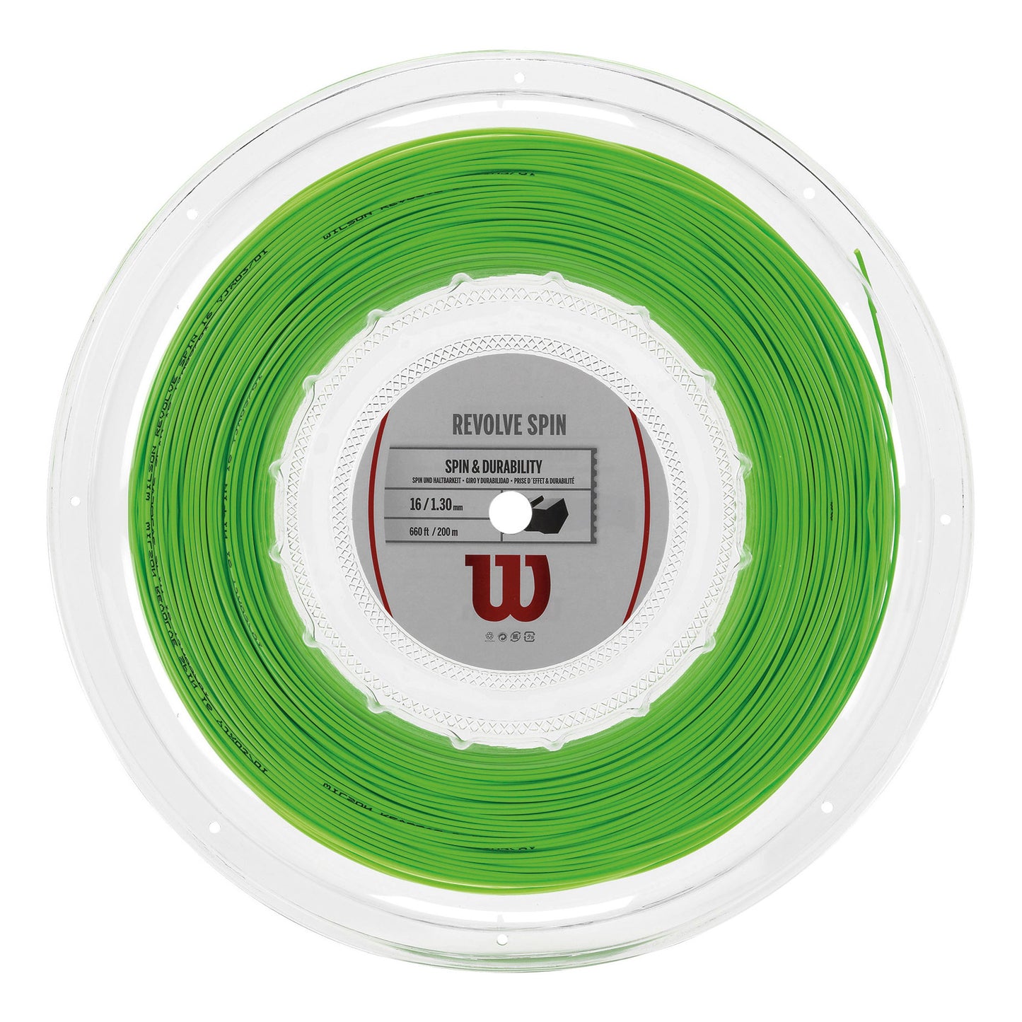 Wilson Revolve Spin Strängrulle 200m-Grön