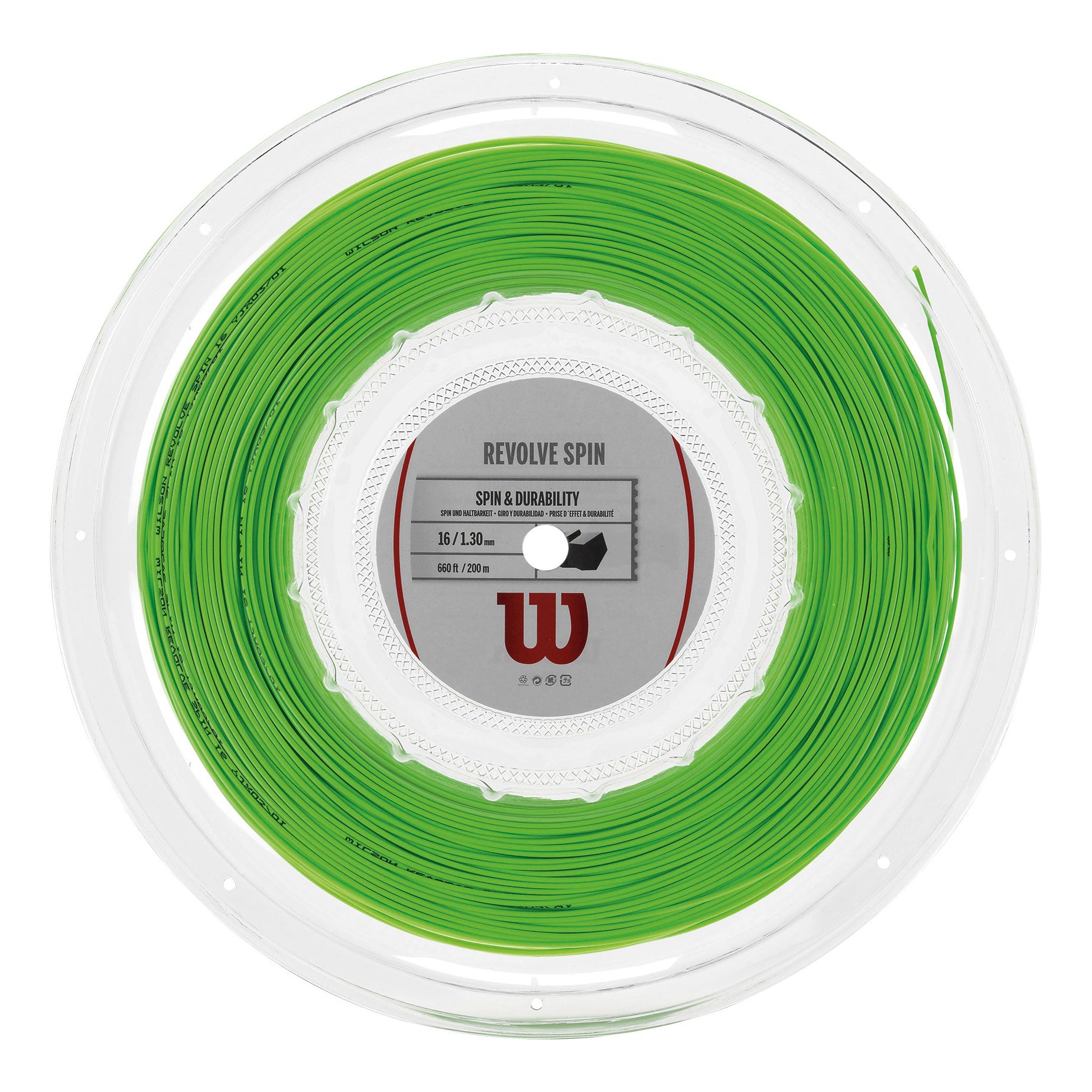 Wilson Revolve Spin Strängrulle 200m-Grön