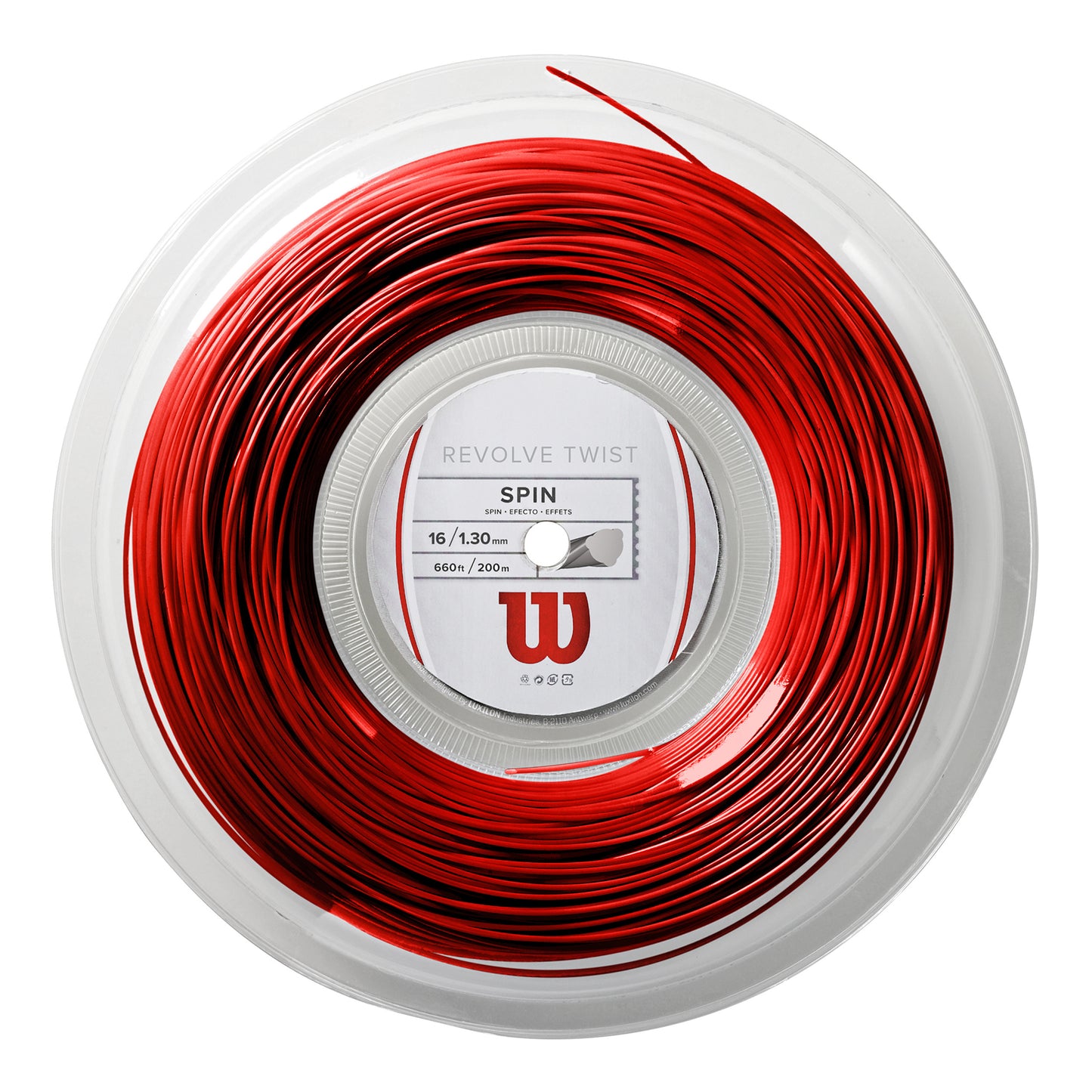 Wilson Revolve Twist Strängrulle 200m-Röd