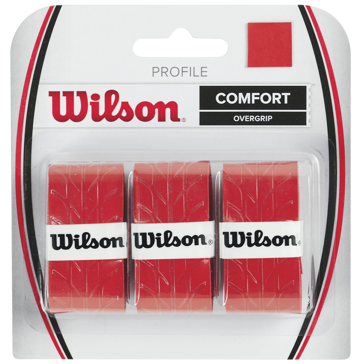 Wilson Profile Overgrip 3-pack-Röd