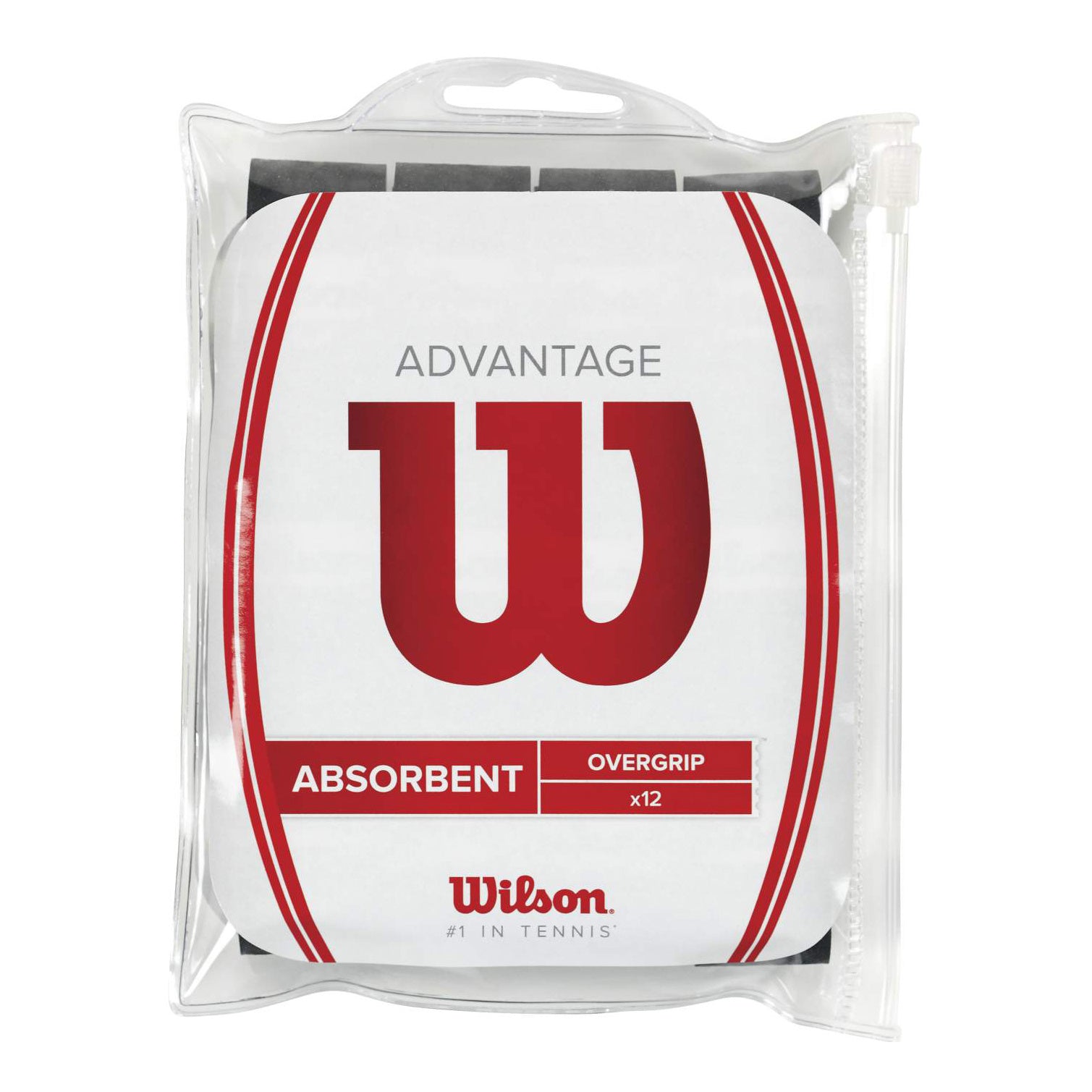 Wilson Advantage Overgrip 12-pack - svart