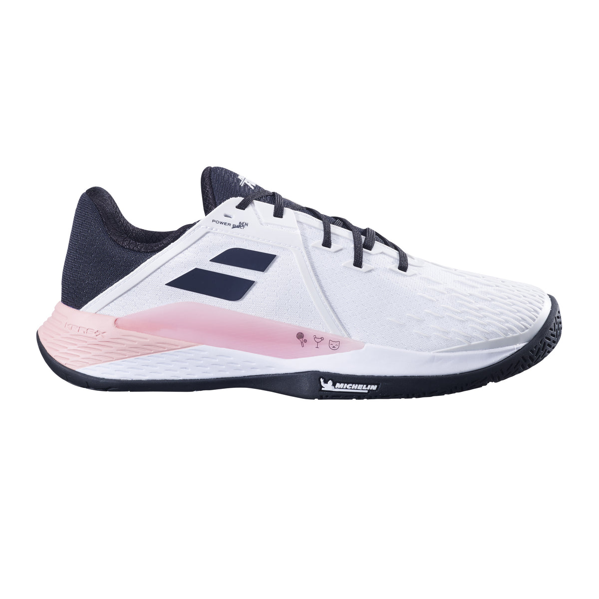 Babolat Benoit Paire Limited Edition Allroundsko Herrar - vit, pink
