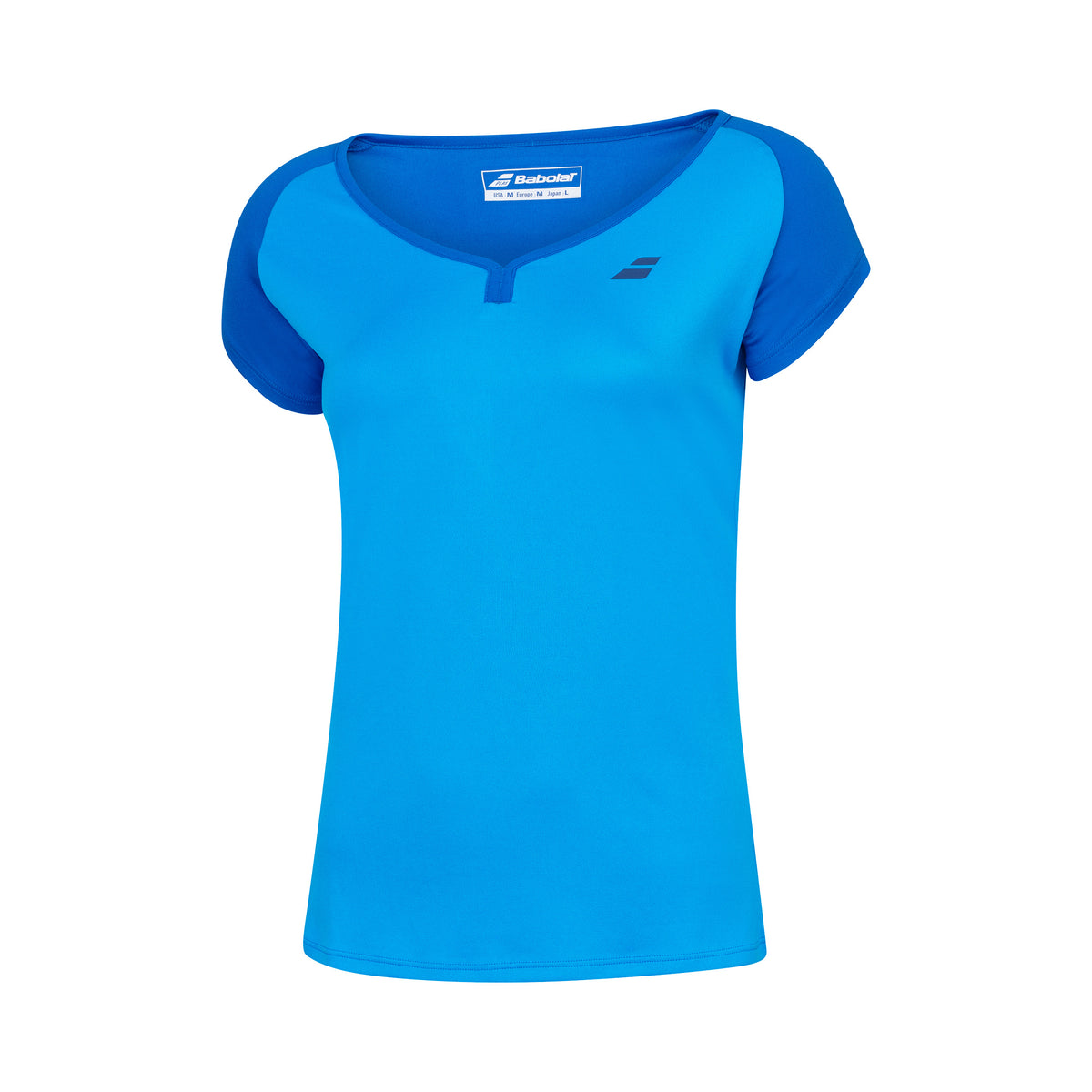 Babolat Play Capsleeve T-shirt Flickor - blå, mörkblå