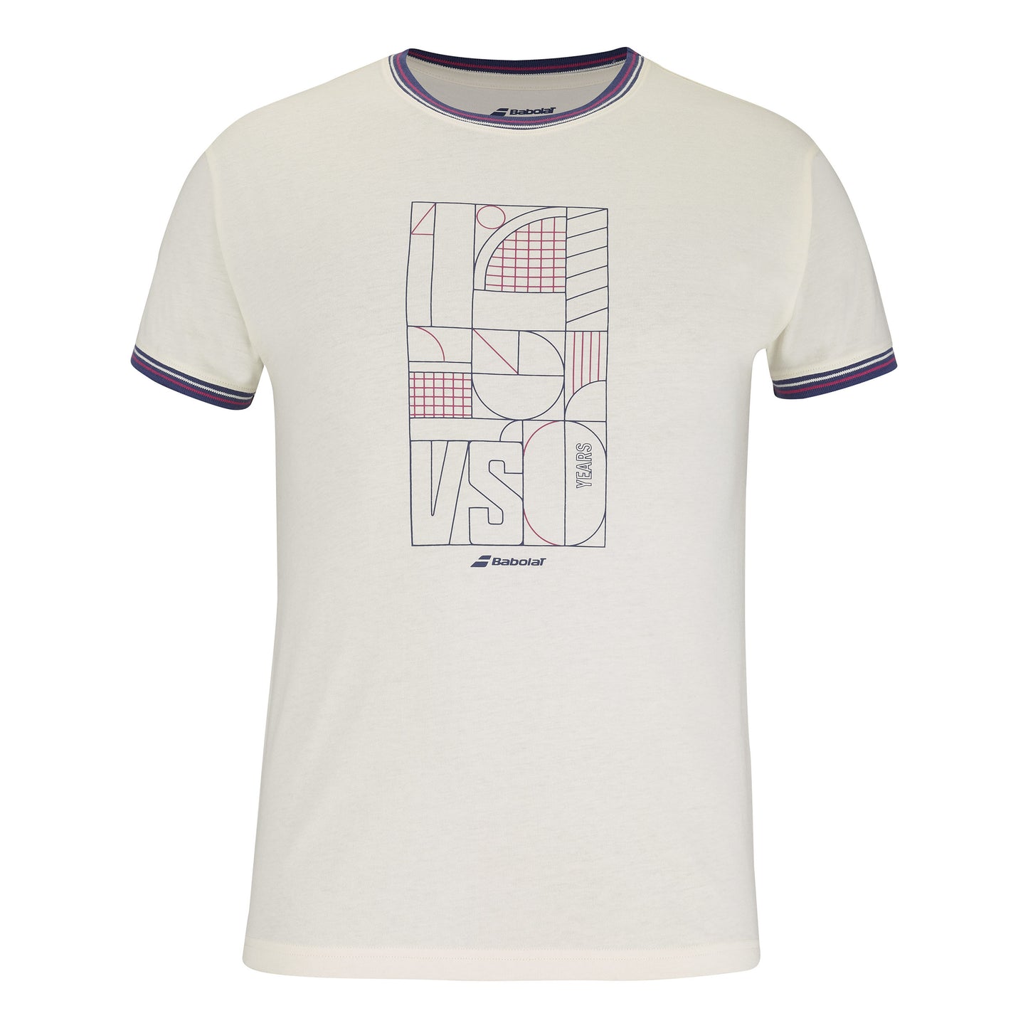 Babolat Exercise T-shirt Herrar - creme,