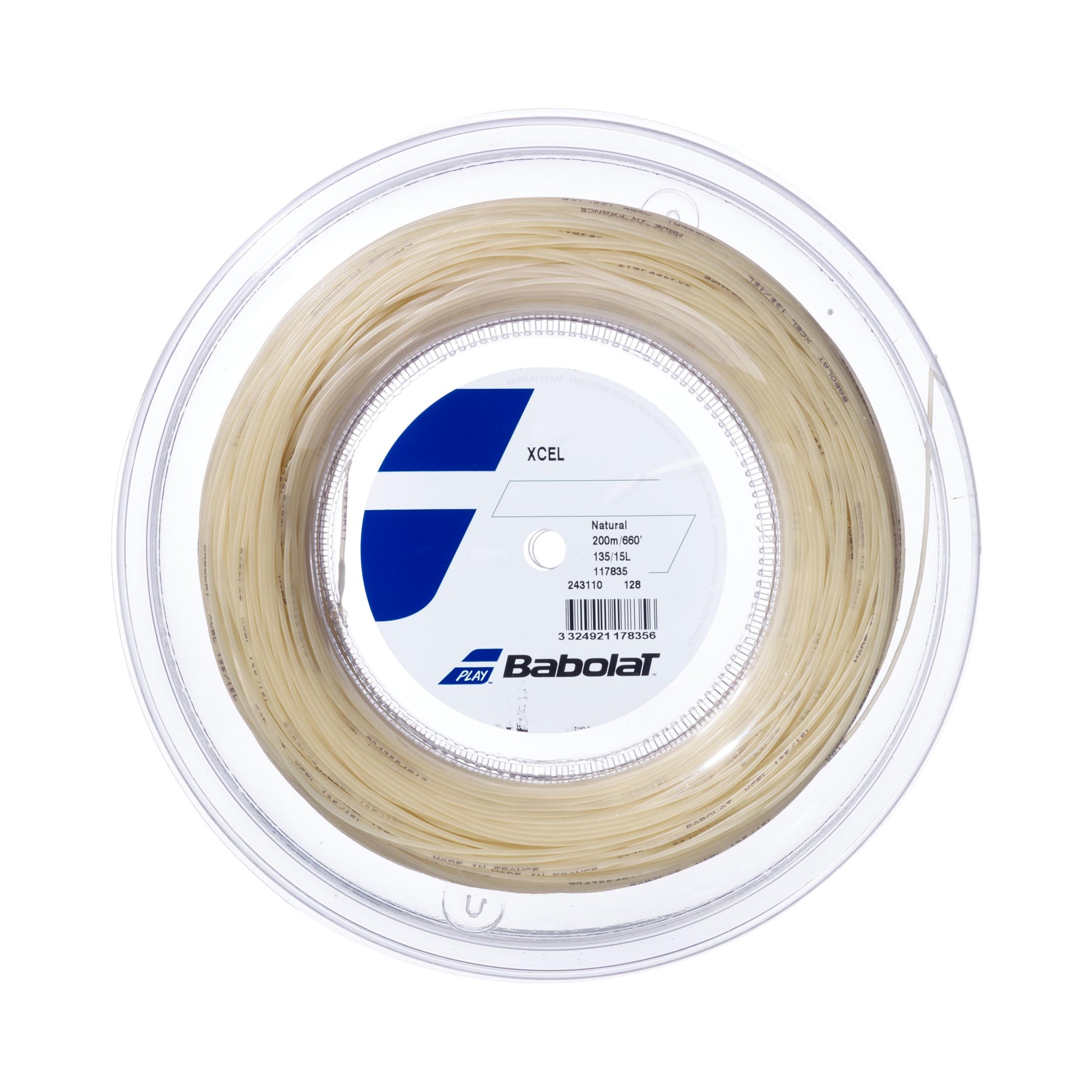 Babolat Xcel Strängrulle 200m-Beige