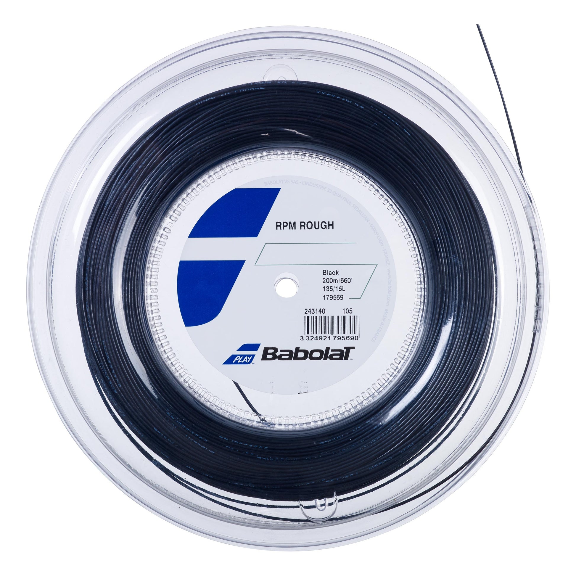 Babolat RPM Blast Rough Strängrulle 200m - svart