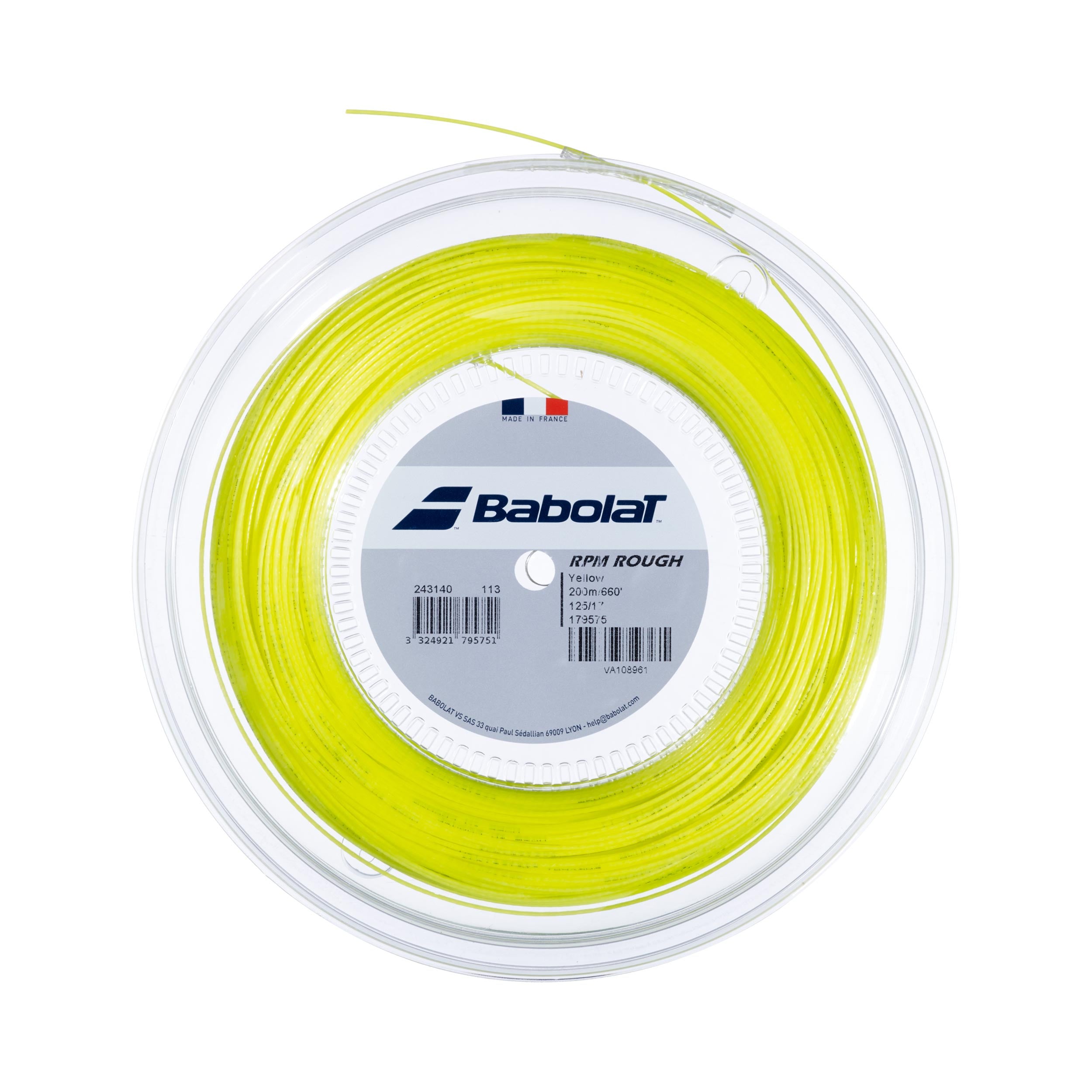 Babolat RPM Rough Strängrulle 200m-Gul