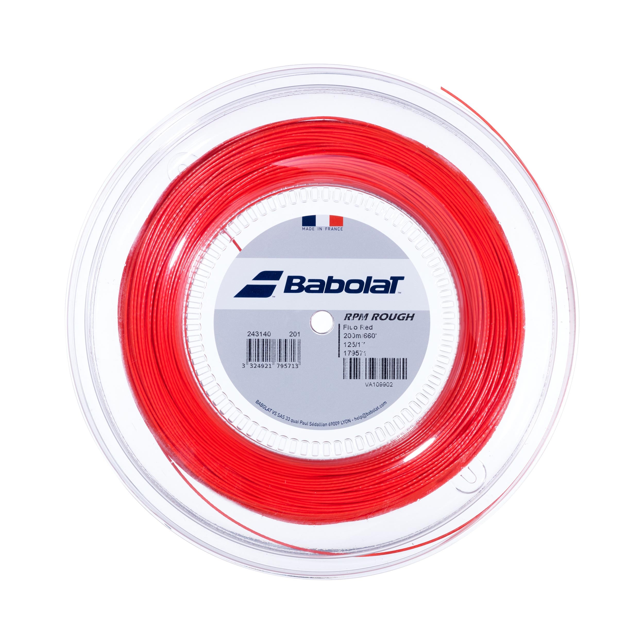 Babolat RPM Blast Rough Strängrulle 200m-Röd