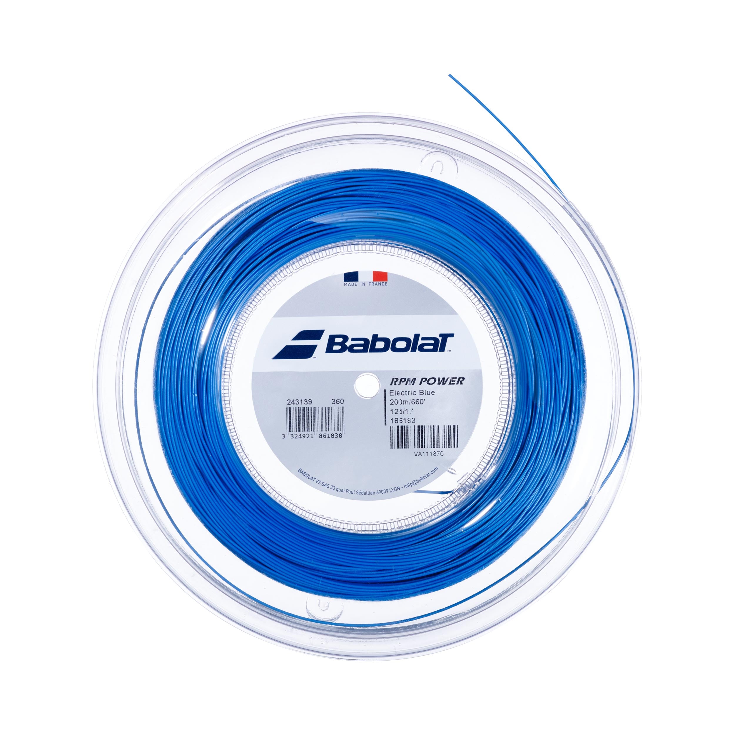 Babolat RPM Power Strängrulle 200m-Blå