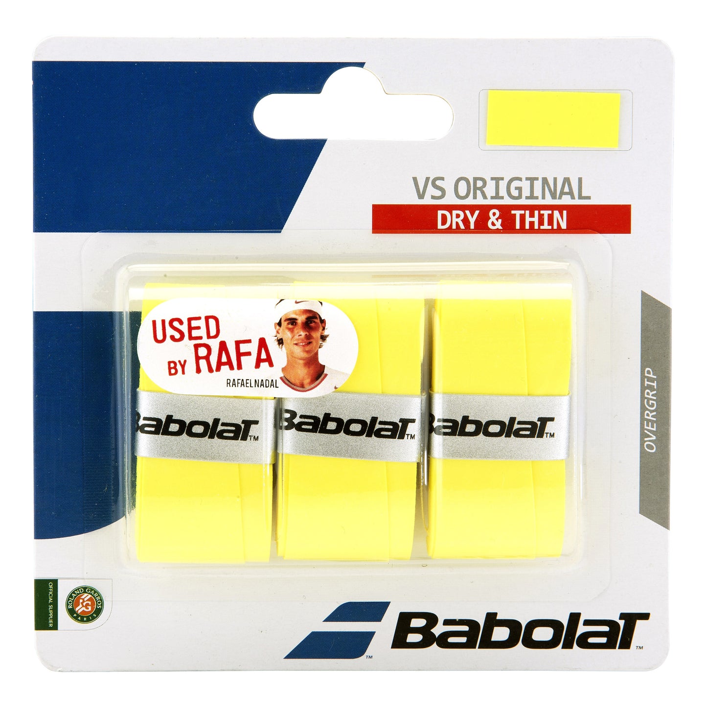 Babolat VS Grip Original 3-pack - gul