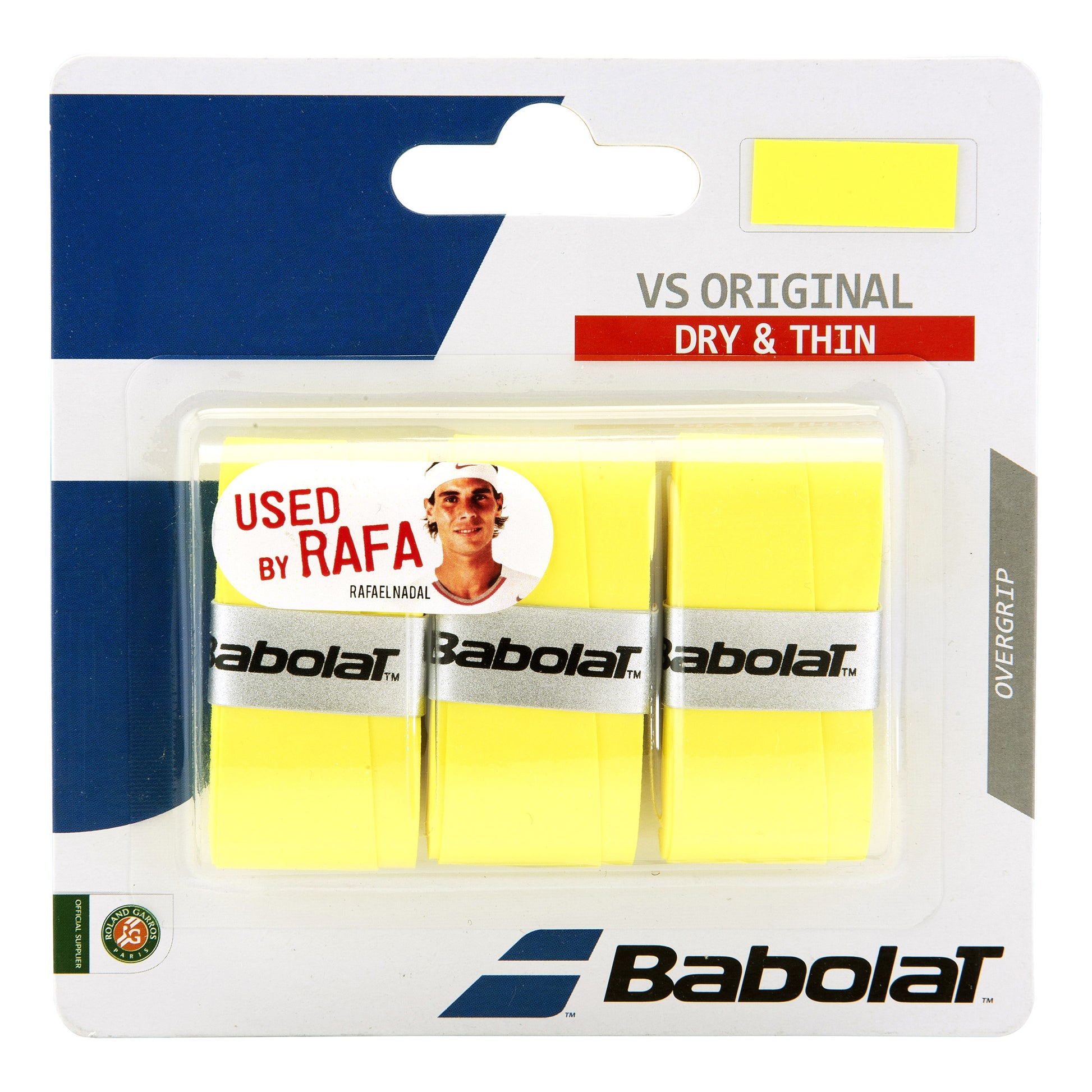 Babolat VS Grip Original 3-pack - gul