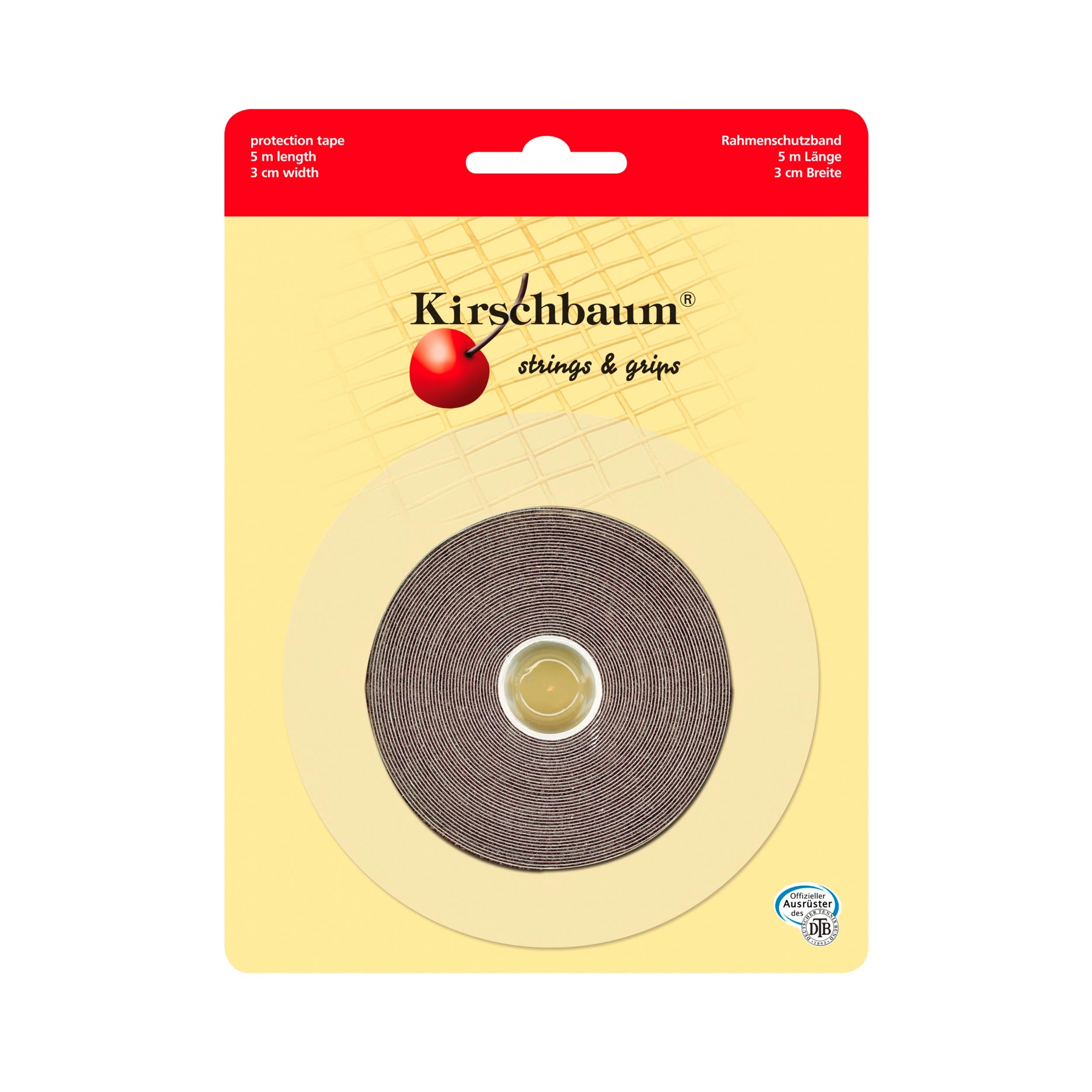 Kirschbaum Kopfband 5 M Racketskyddstejp-Svart