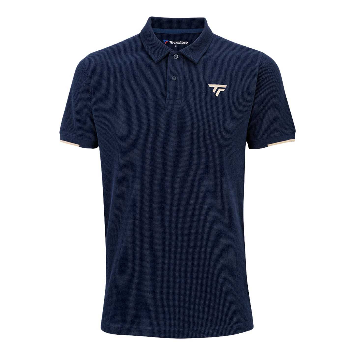 Tecnifibre Waffle Polo Herrar-mörkblå