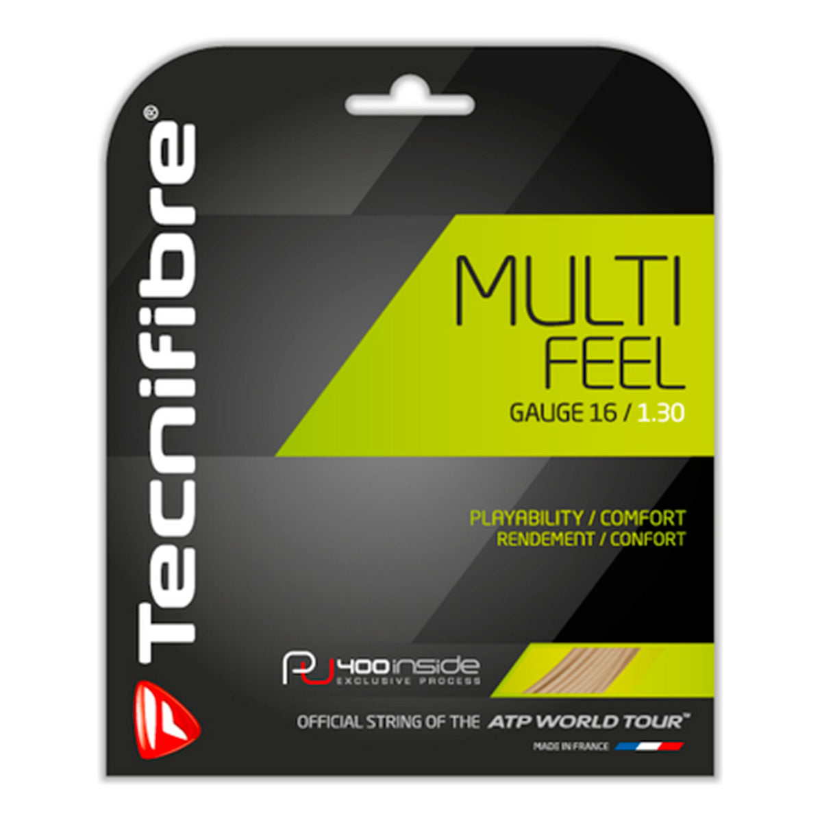 Tecnifibre Multifeel Strängset 12,2m - naturfärger