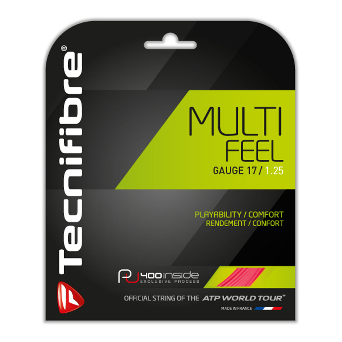 Tecnifibre Multifeel Strängset 12,2m - neonpink