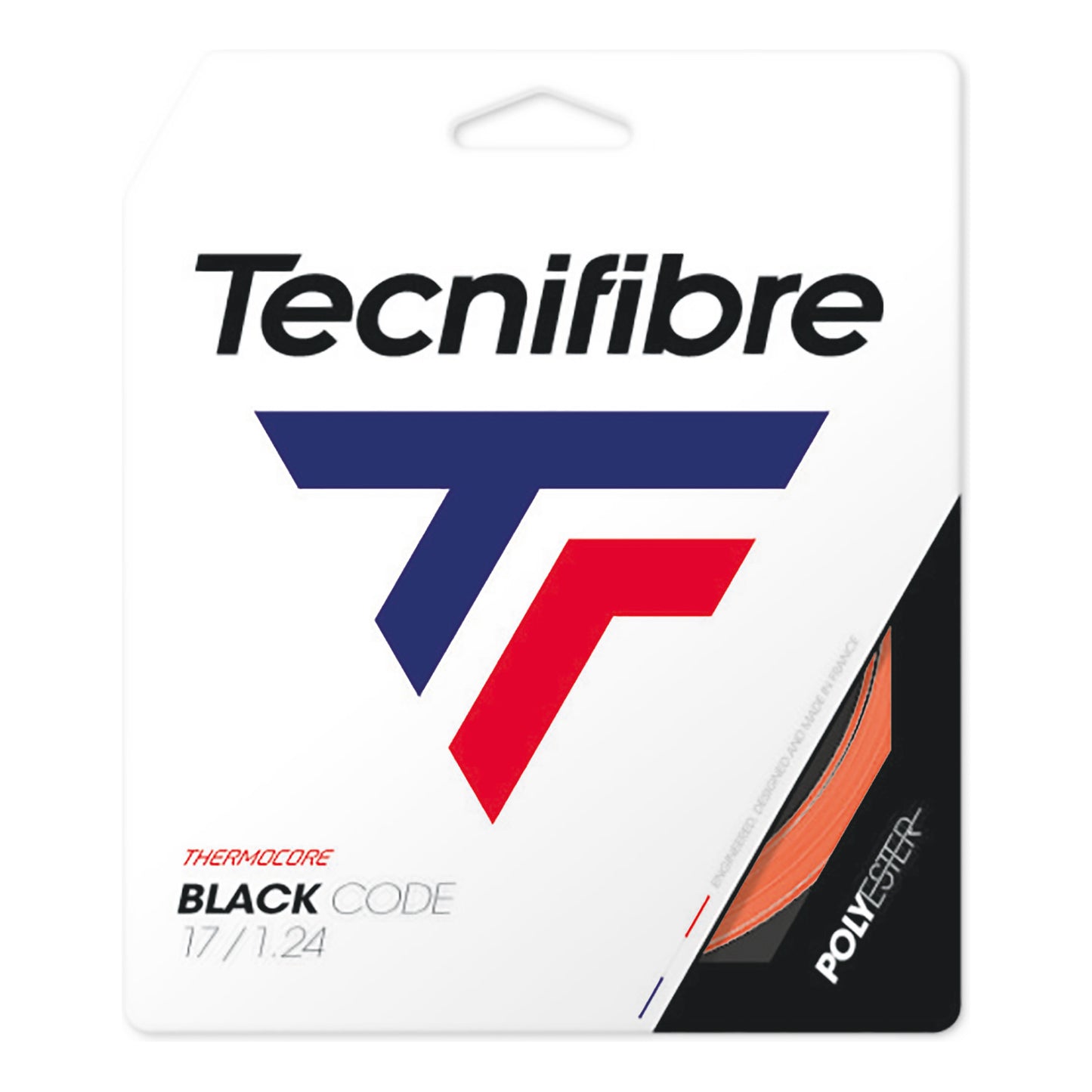Tecnifibre Black Code 12m Strängset-Orange,Röd