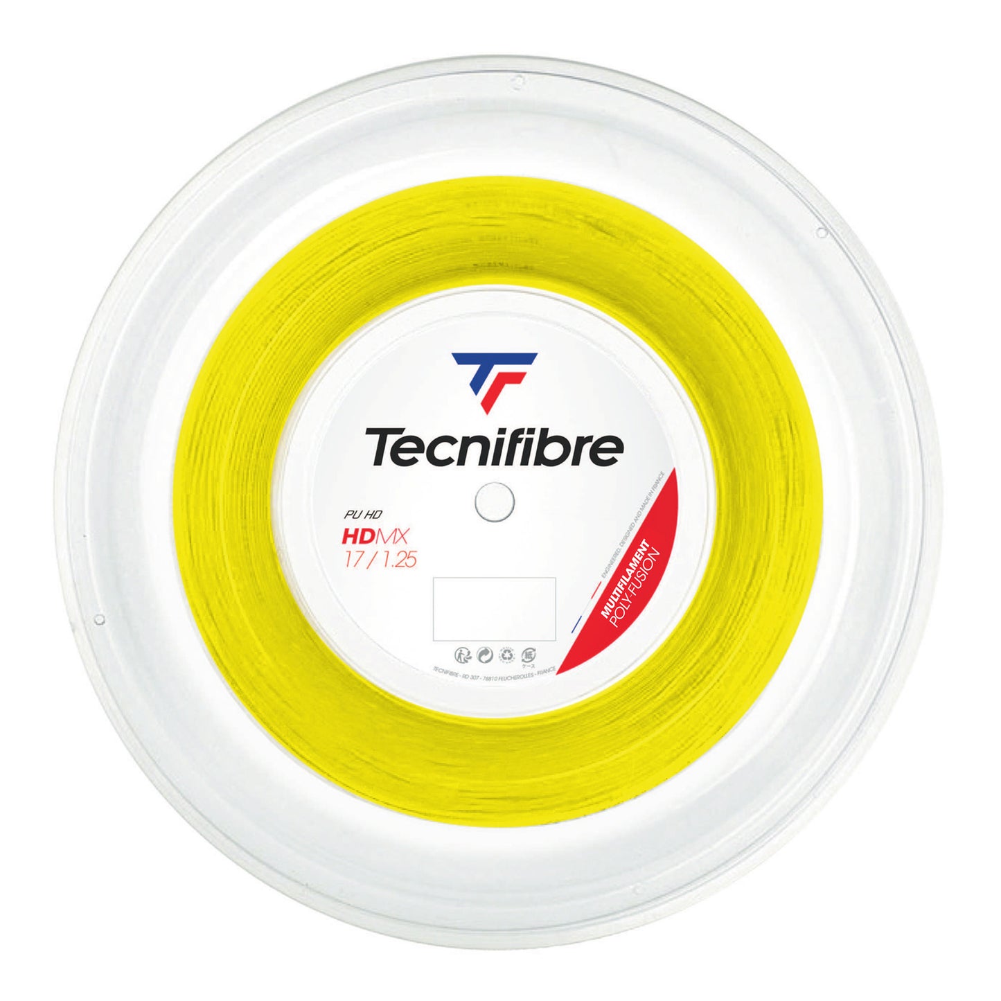 Tecnifibre HDMX 200m Strängrulle-Gul