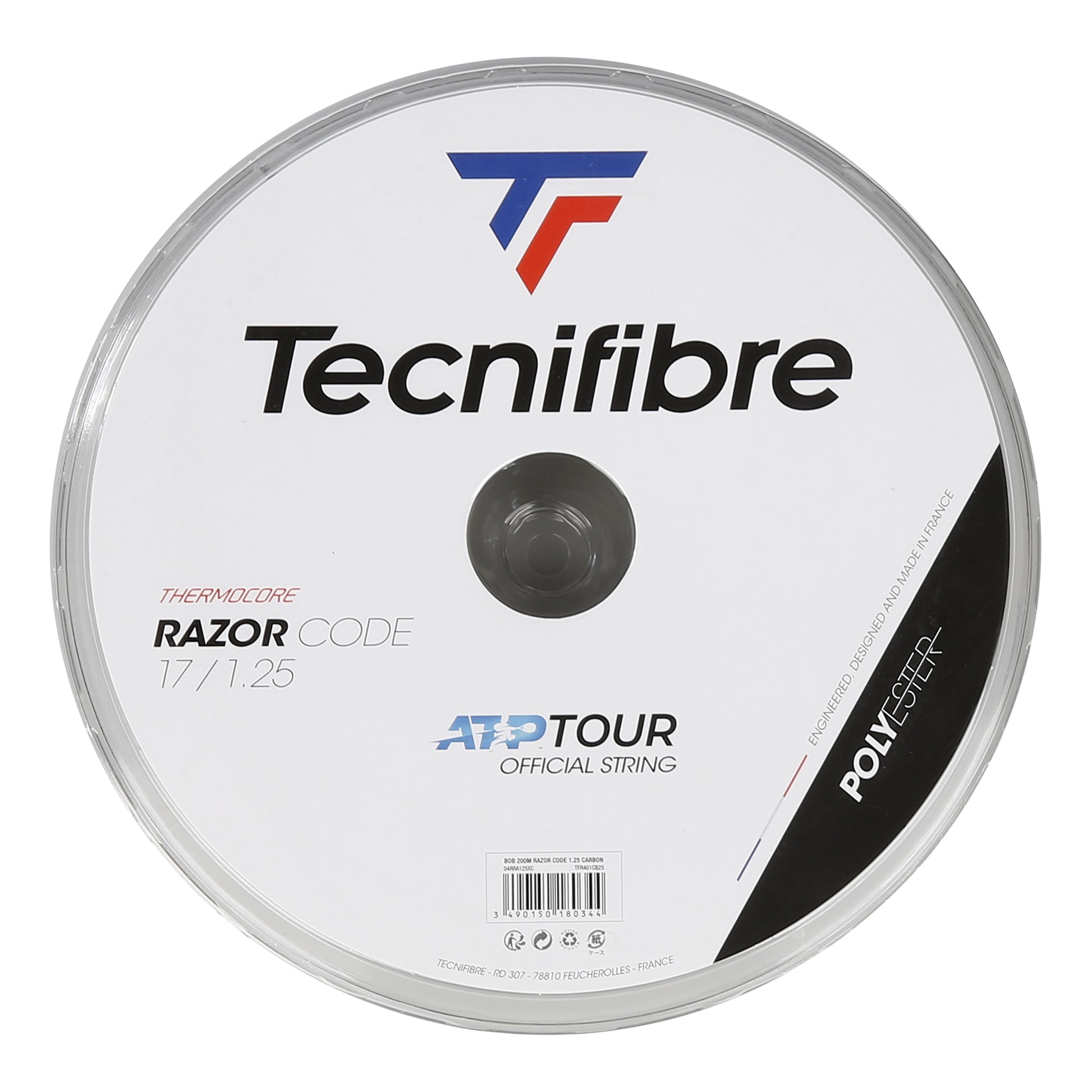 Tecnifibre Razor Code 200m Strängrulle-Blå