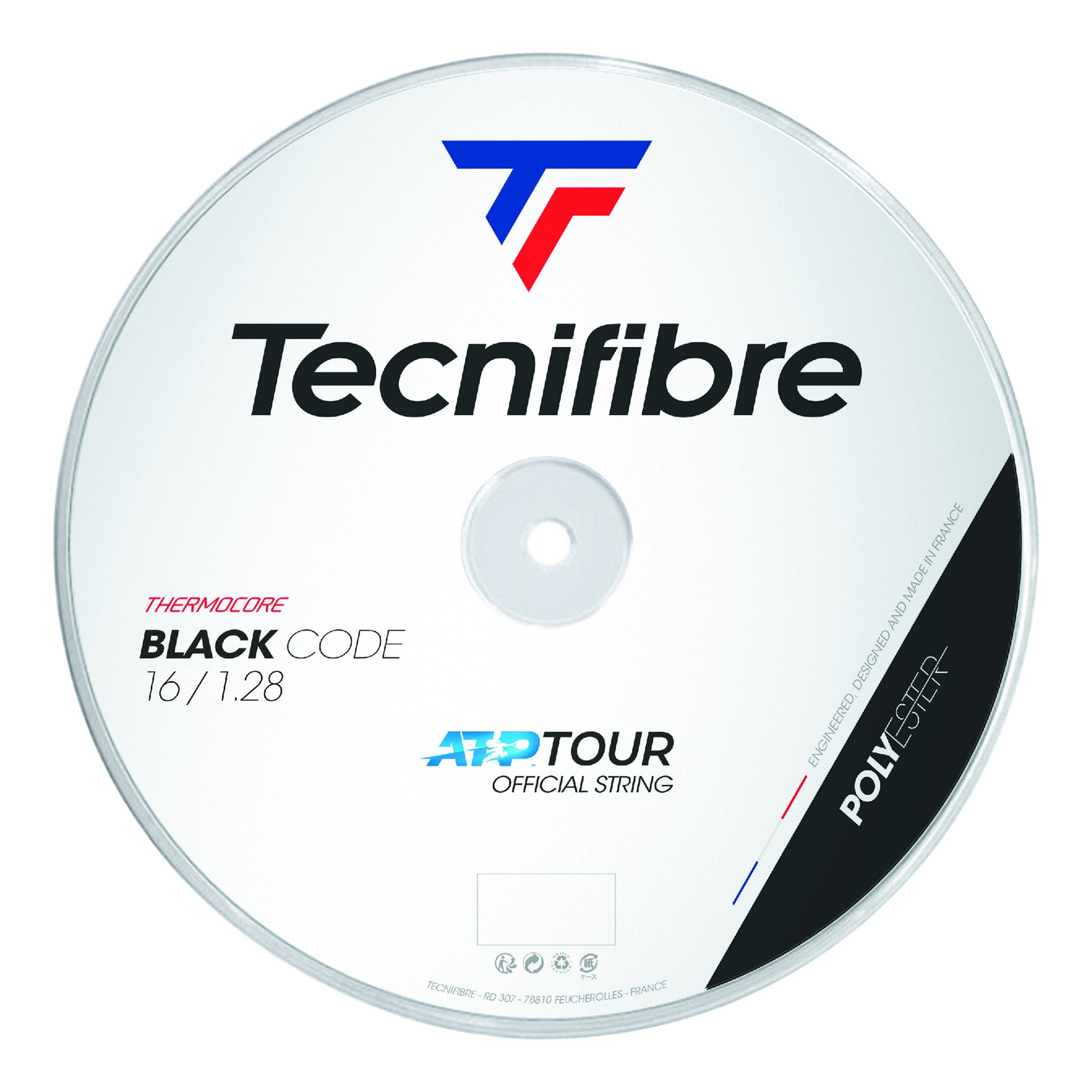 Tecnifibre Black Code 200m Strängrulle-Lime