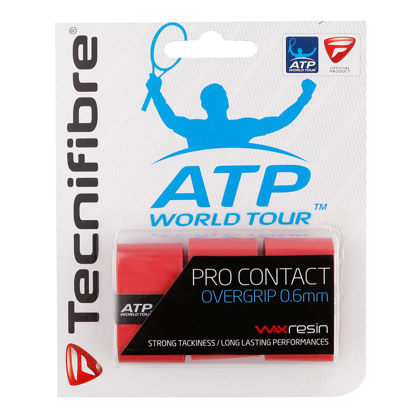Tecnifibre Contact Pro 3er 3-pack-Röd