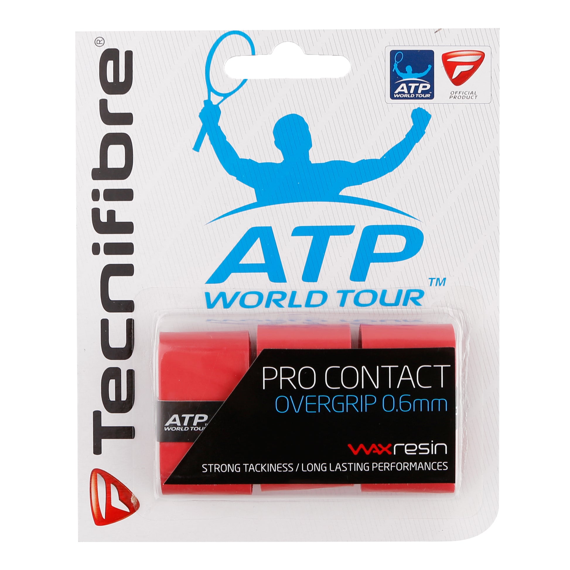 Tecnifibre Contact Pro 3er 3-pack-Röd