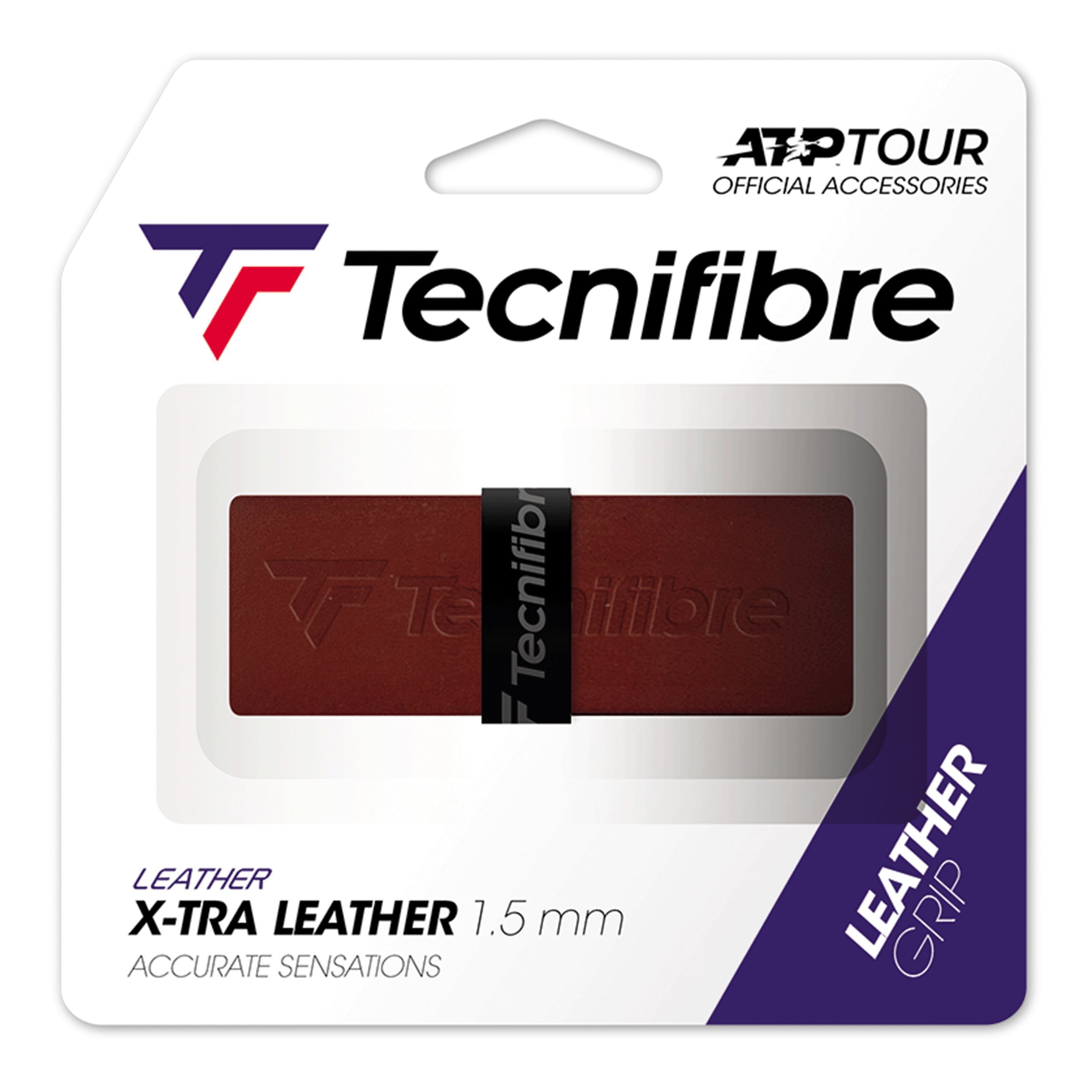 Tecnifibre Lederband Enpack-Brun