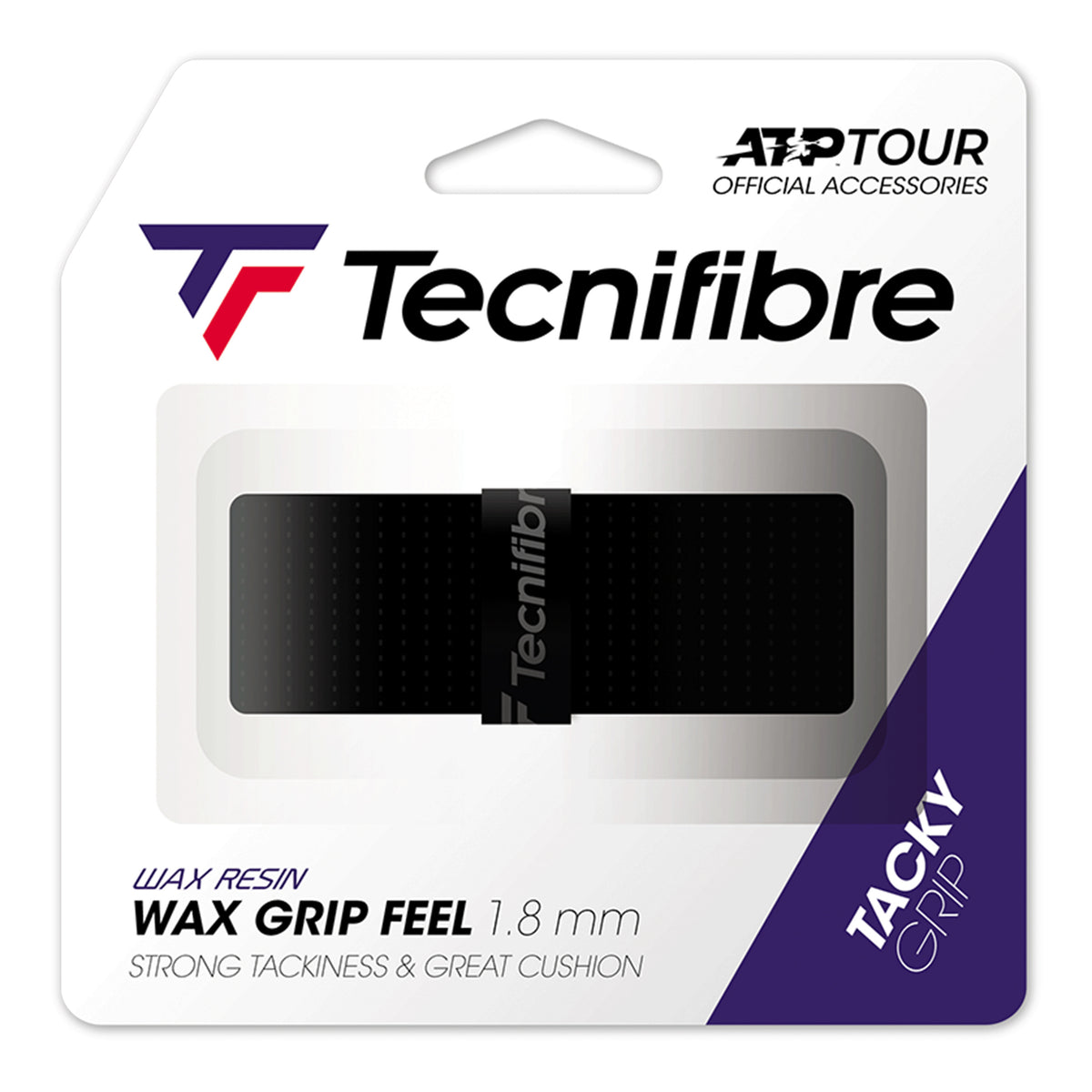 Tecnifibre Wax Feel Grip Enpack-svart