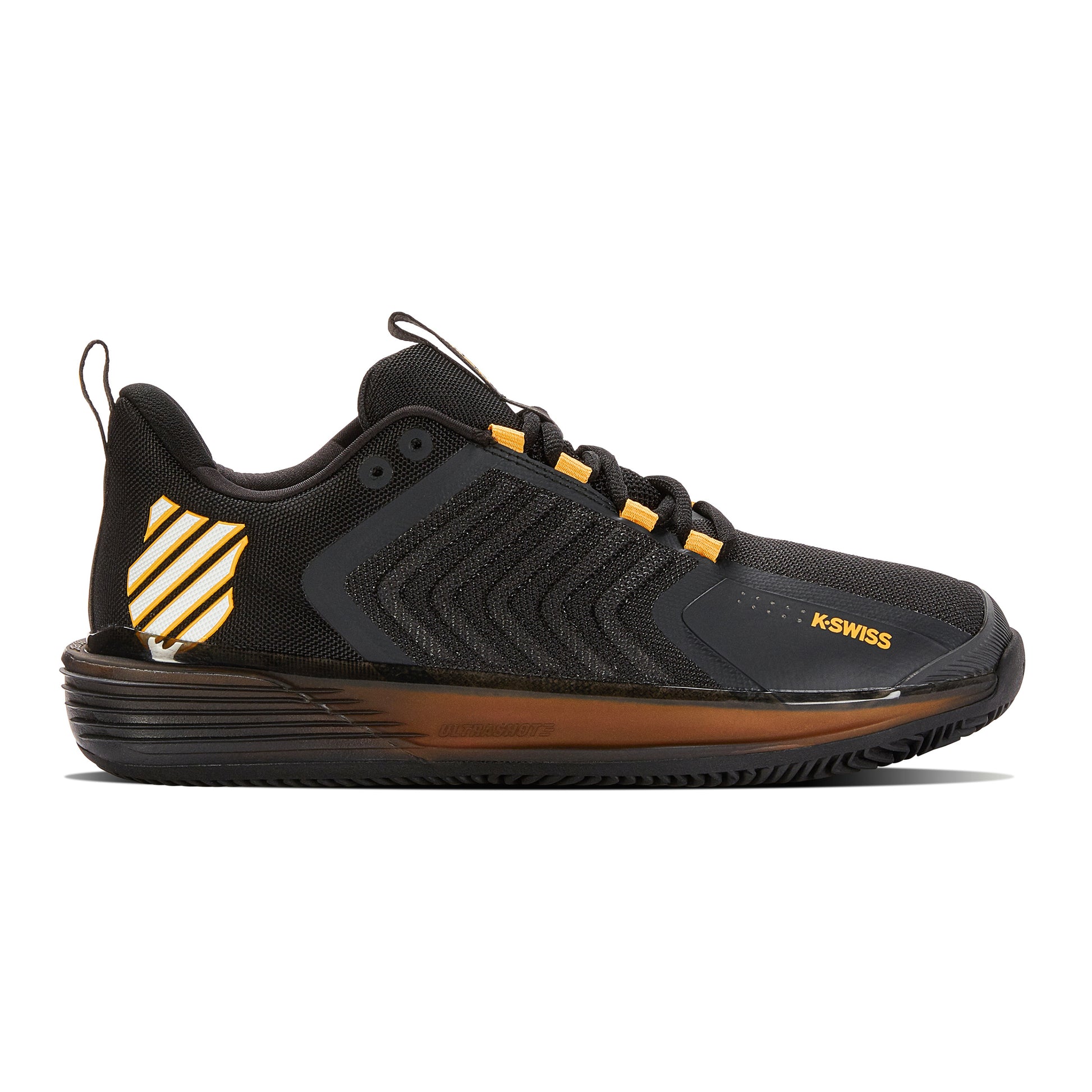 K-Swiss Ultrashot 3 Sko för grus Herrar - svart, orange