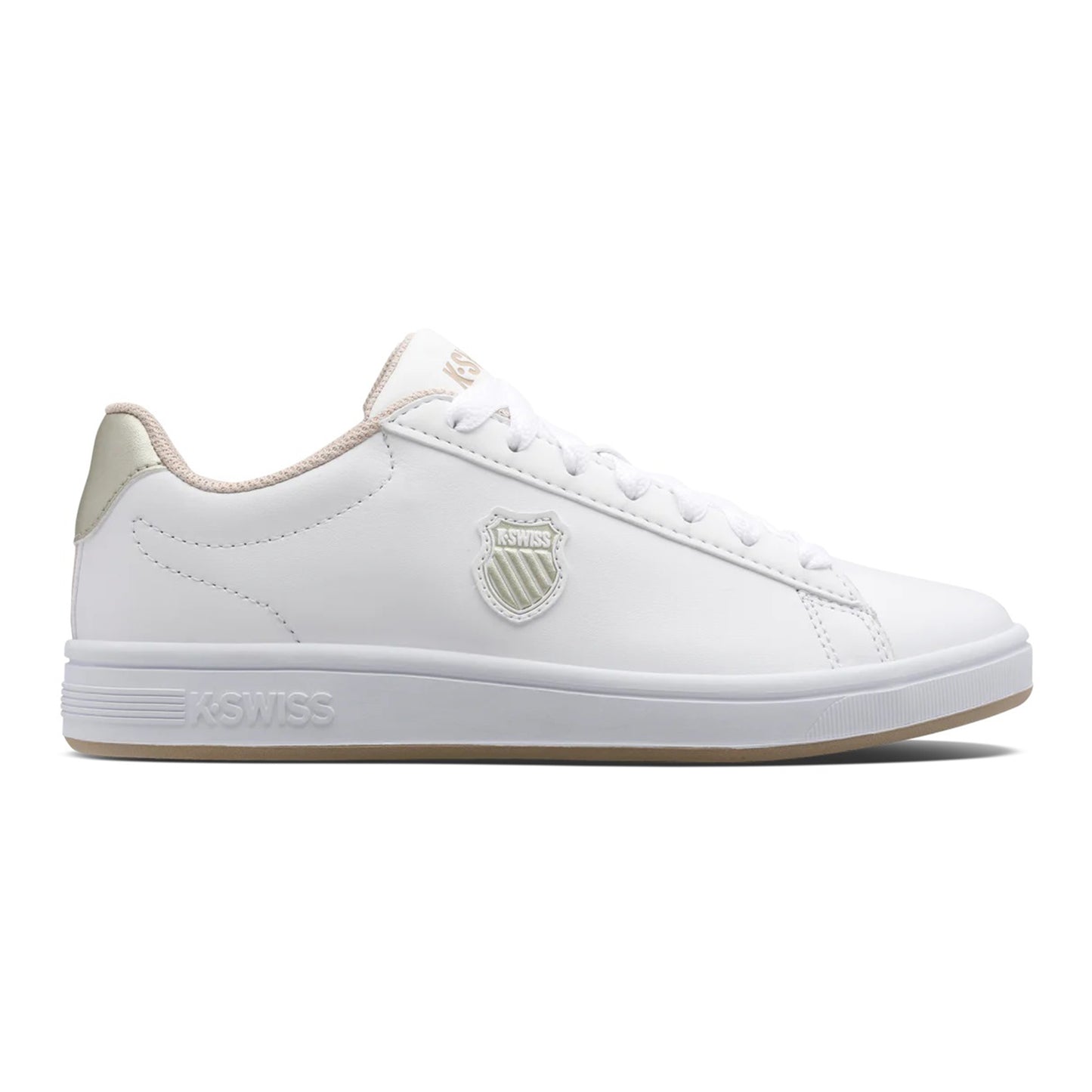 K-Swiss Court Shield Fritidssko Damer - vit, silver