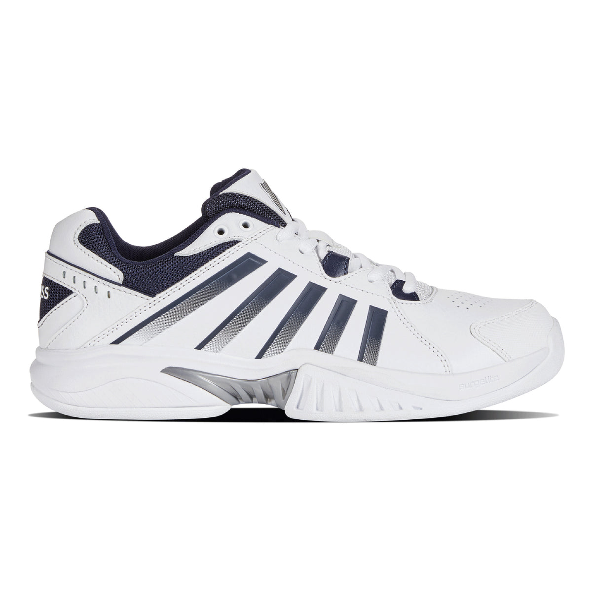 K-Swiss Receiver V Inomhussko Herrar-Vit,Mörkblå