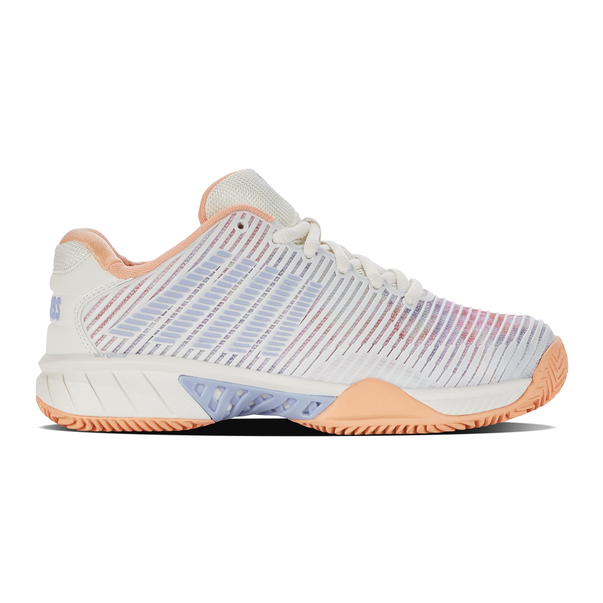 K-Swiss Hypercourt Express 2 CLAY Sko För Grus Damer-Vit,Apricot