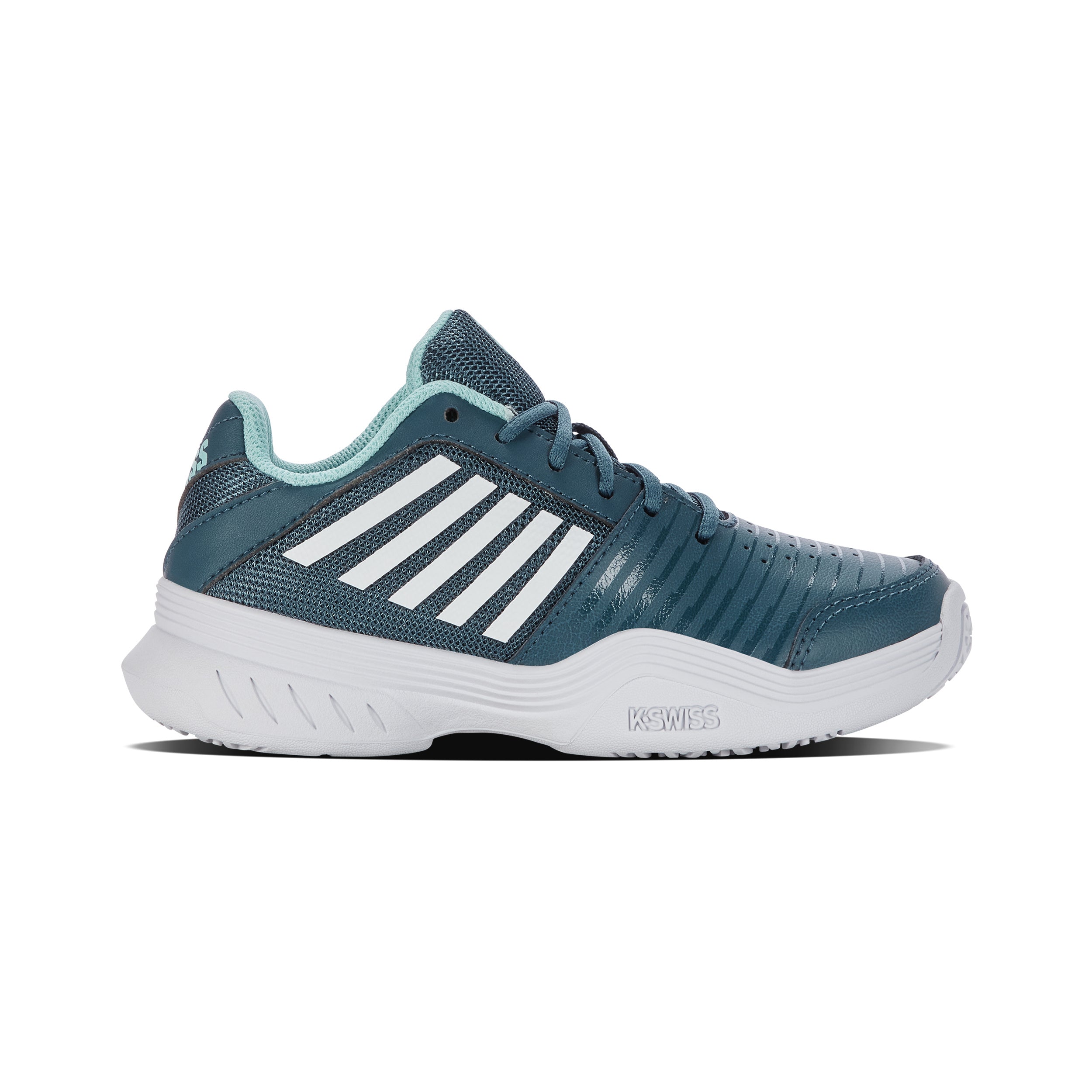 K-Swiss Court Express Omni Allroundsko Barn-Petrol,Vit