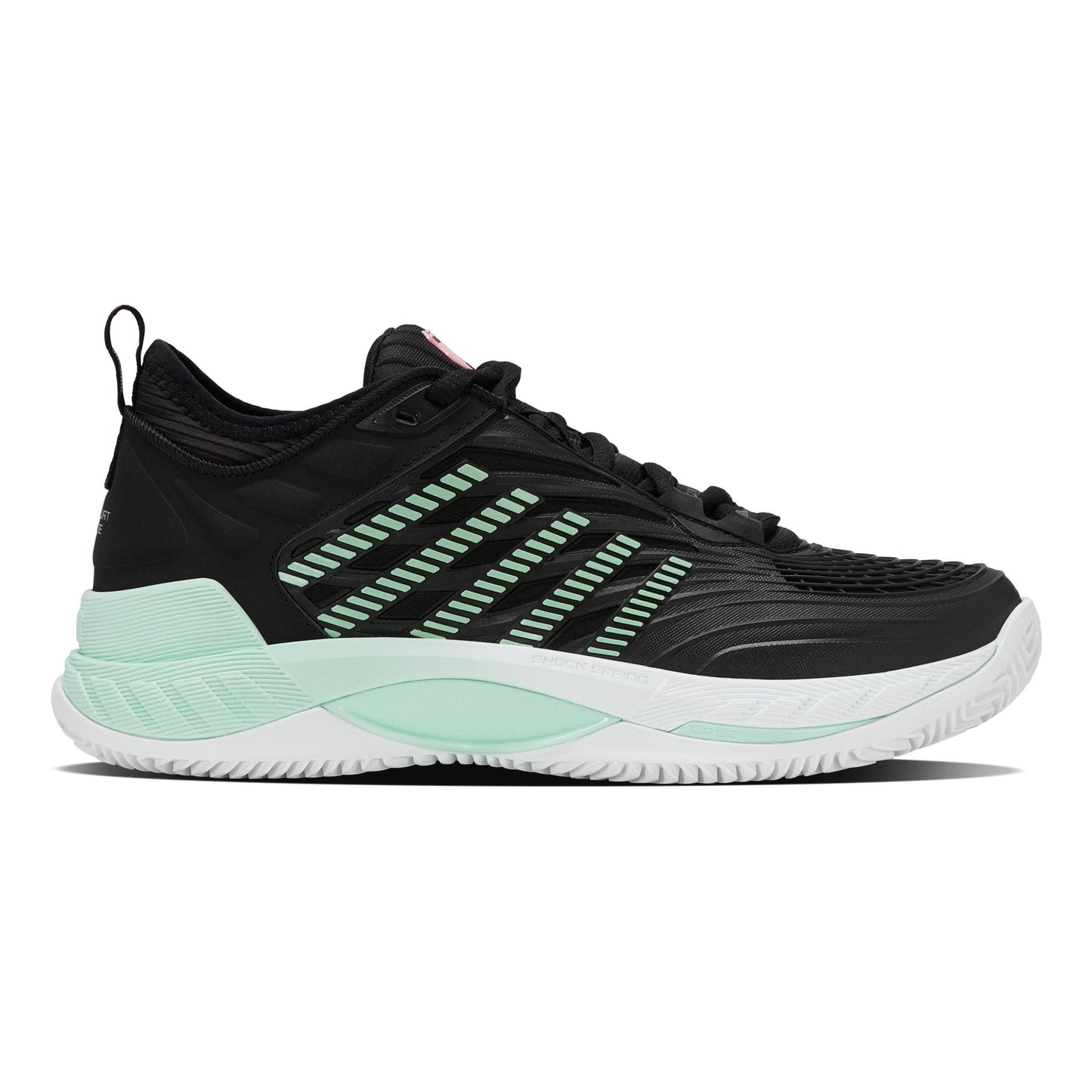 K-Swiss Hypercourt Supreme 2 Sko för grus Damer - svart, mint